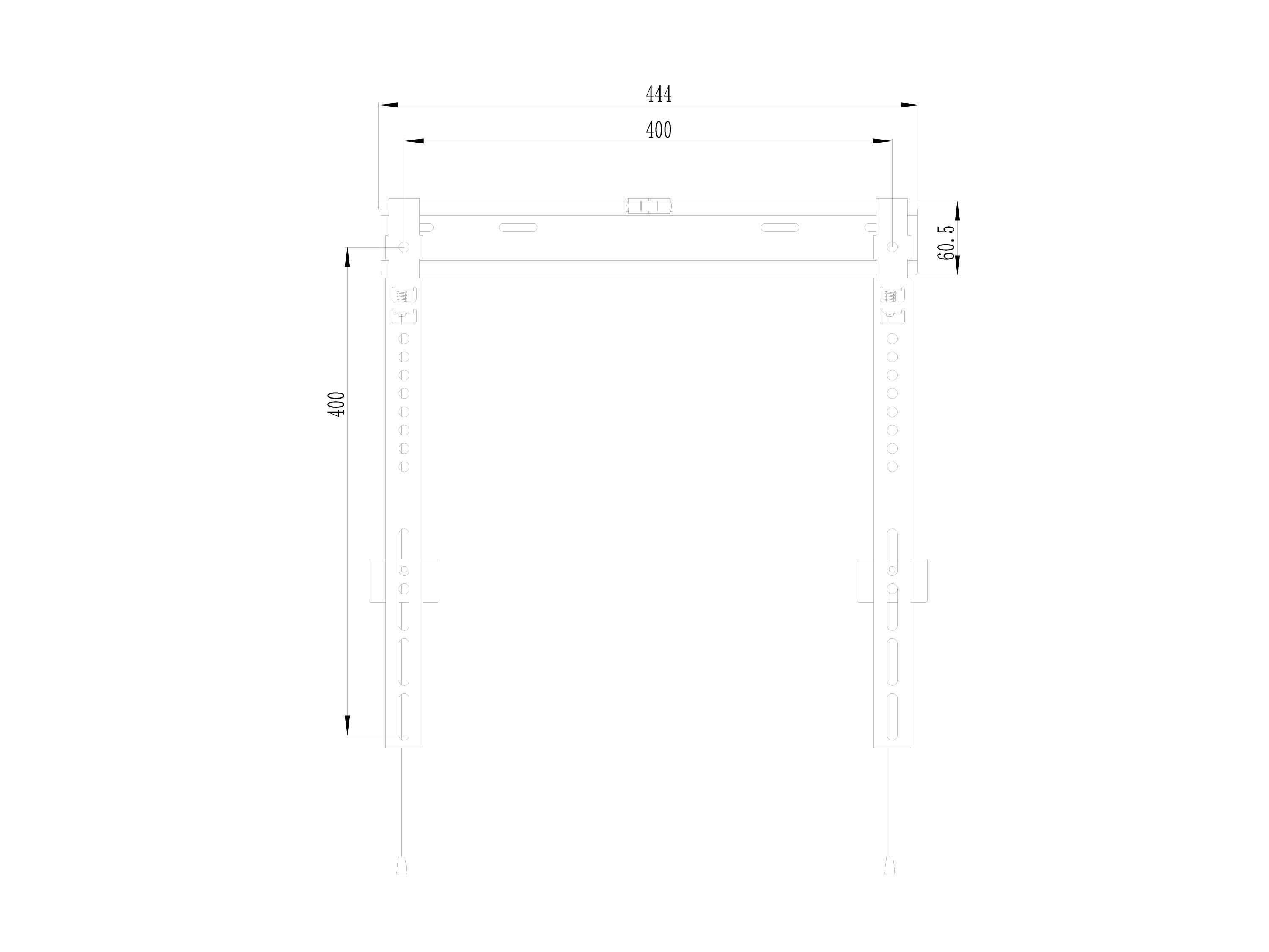 EQUIP 650363 — Soporte fijo pared 32-55" ultra slim 9mm 3