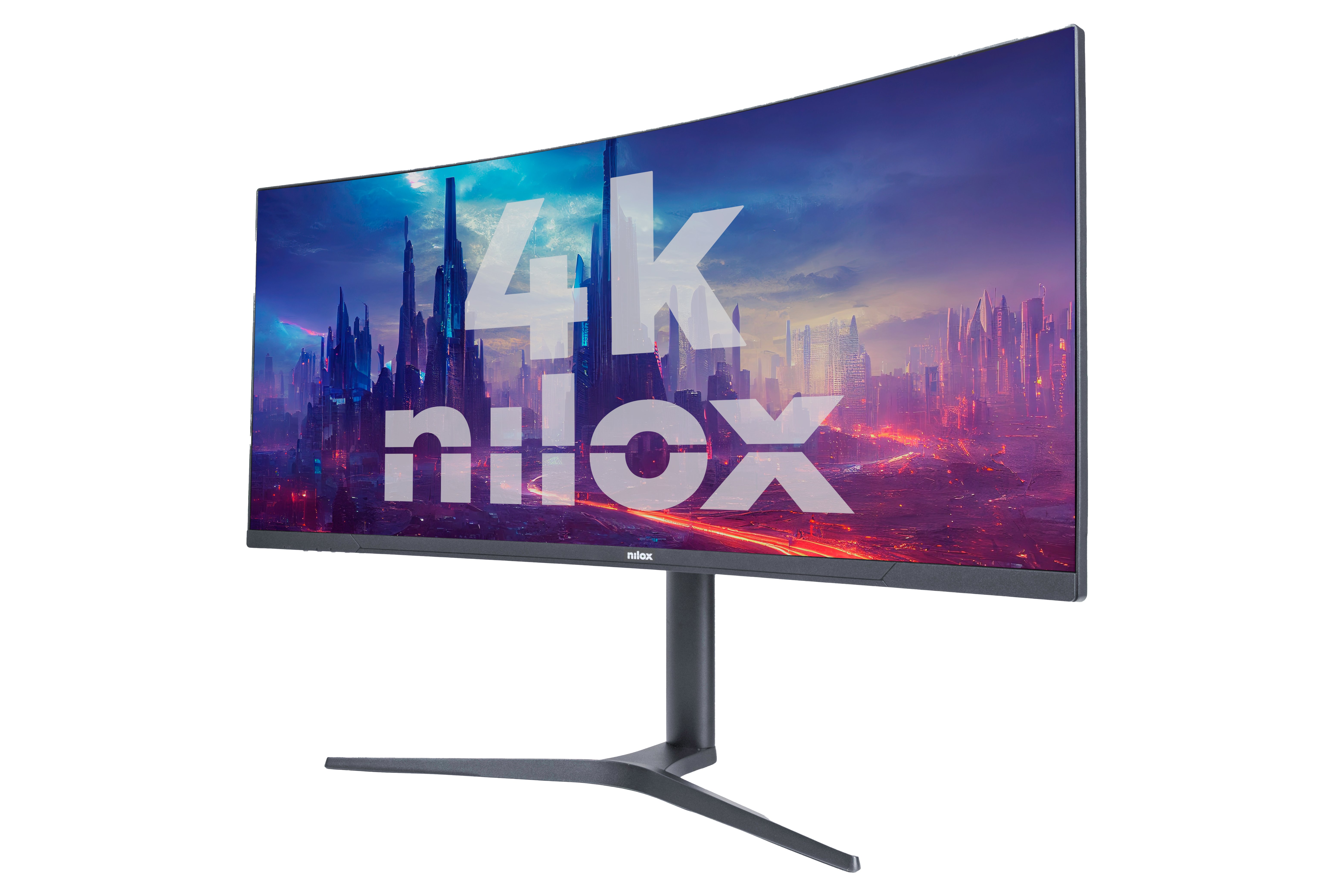 Monitor 34" Curvo DP HDMI NXM344KD11 Uwqhd 3440x1440 1MS 144HZ R1500 2x3W VESA 75x75 — vista detalle 1
