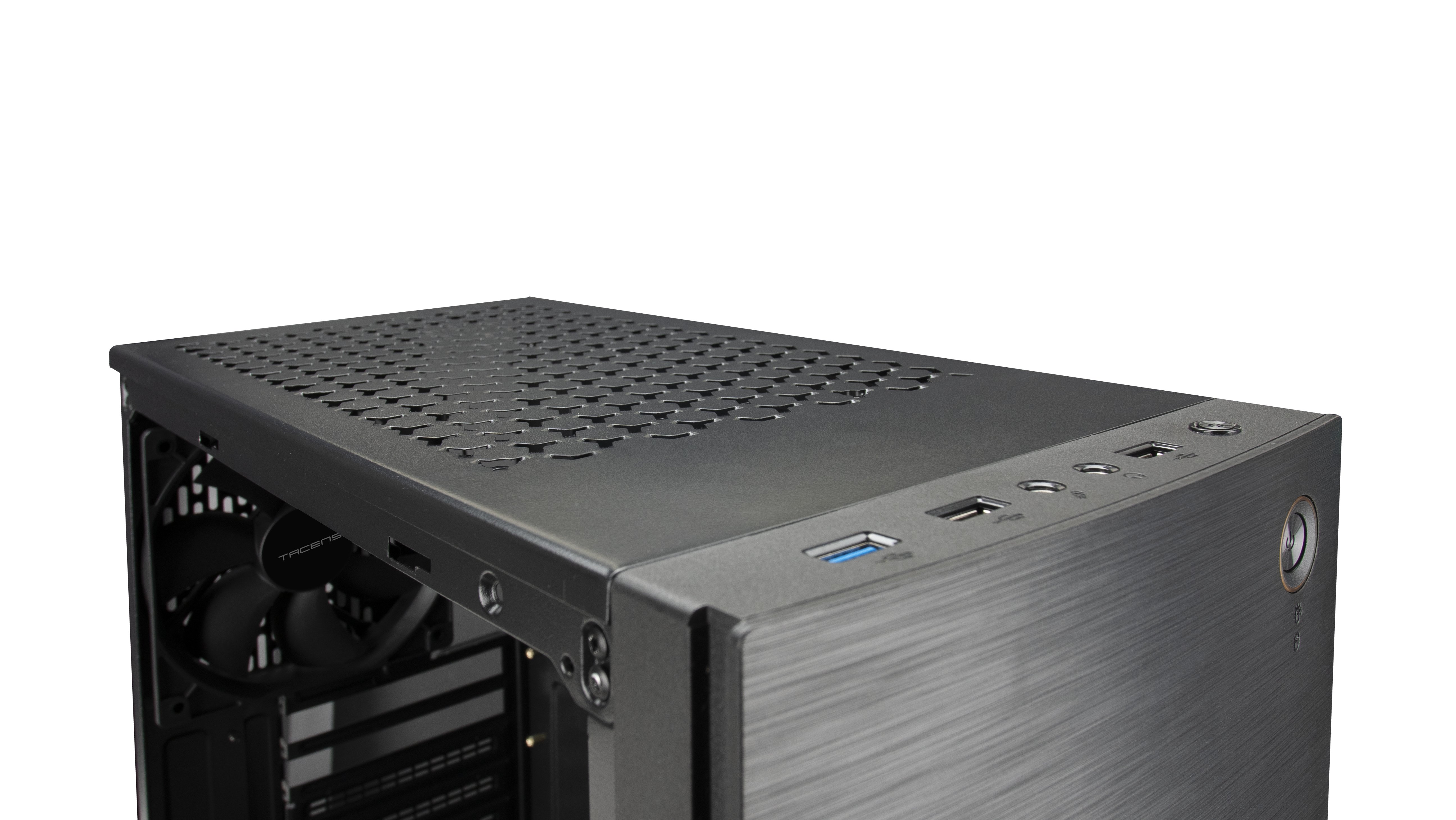 TACENS Imperator II Black — Caja ATX semitorre con USB 3.0 y ventilador 12cm 5