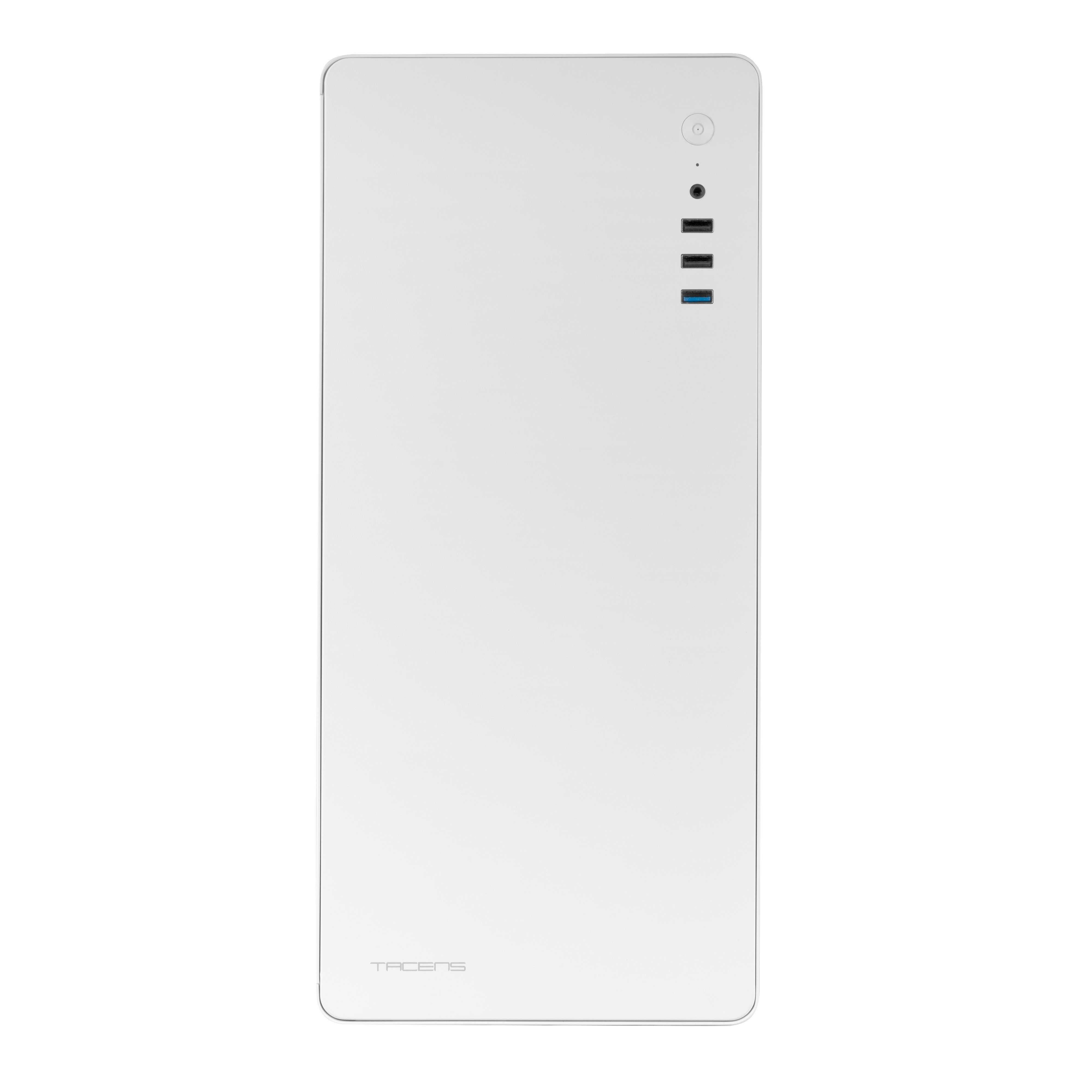 TACENS 2ENSIS — Caja semitorre ATX blanca con USB 3.0 y audio