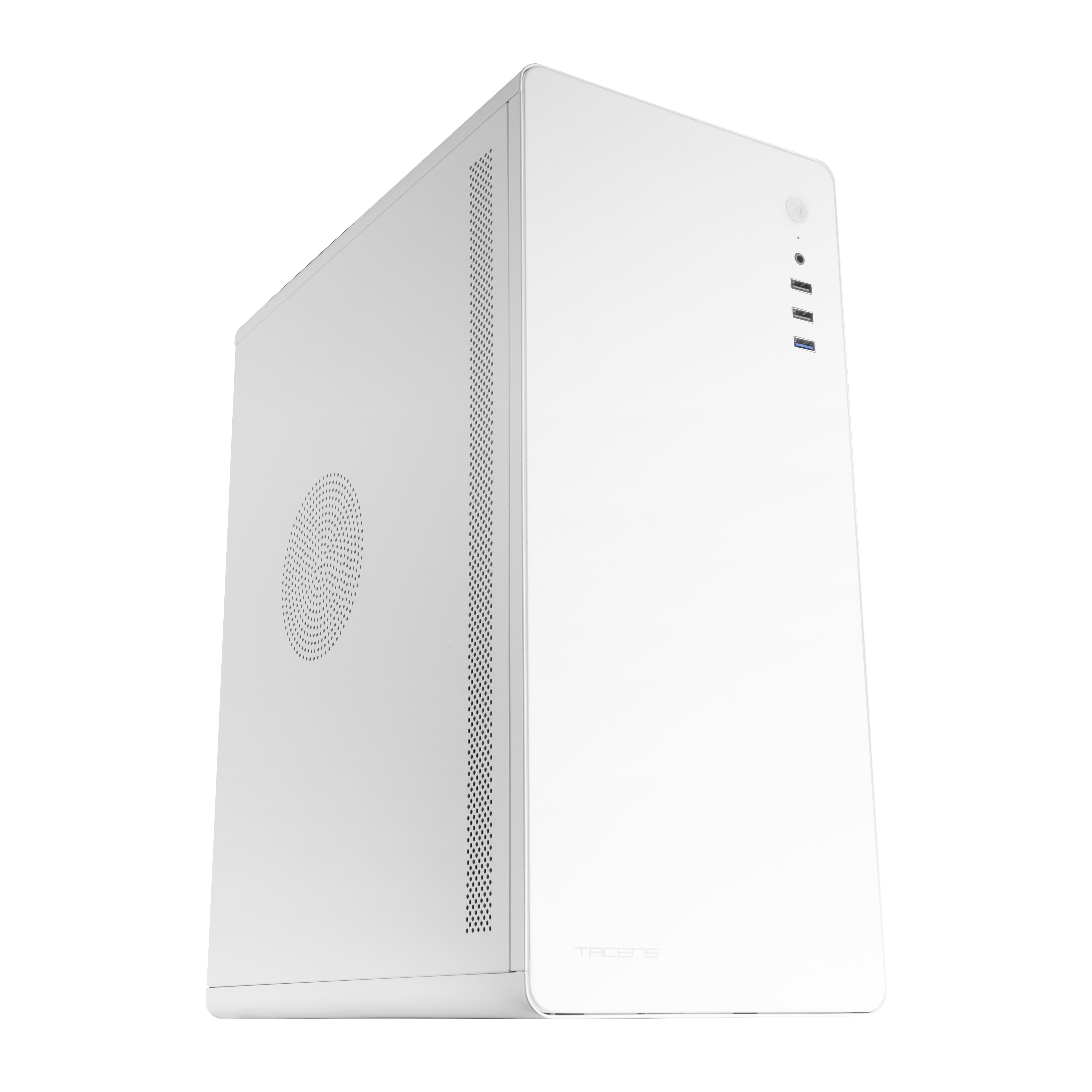 TACENS 2ENSIS — Caja semitorre ATX blanca con USB 3.0 y audio 2