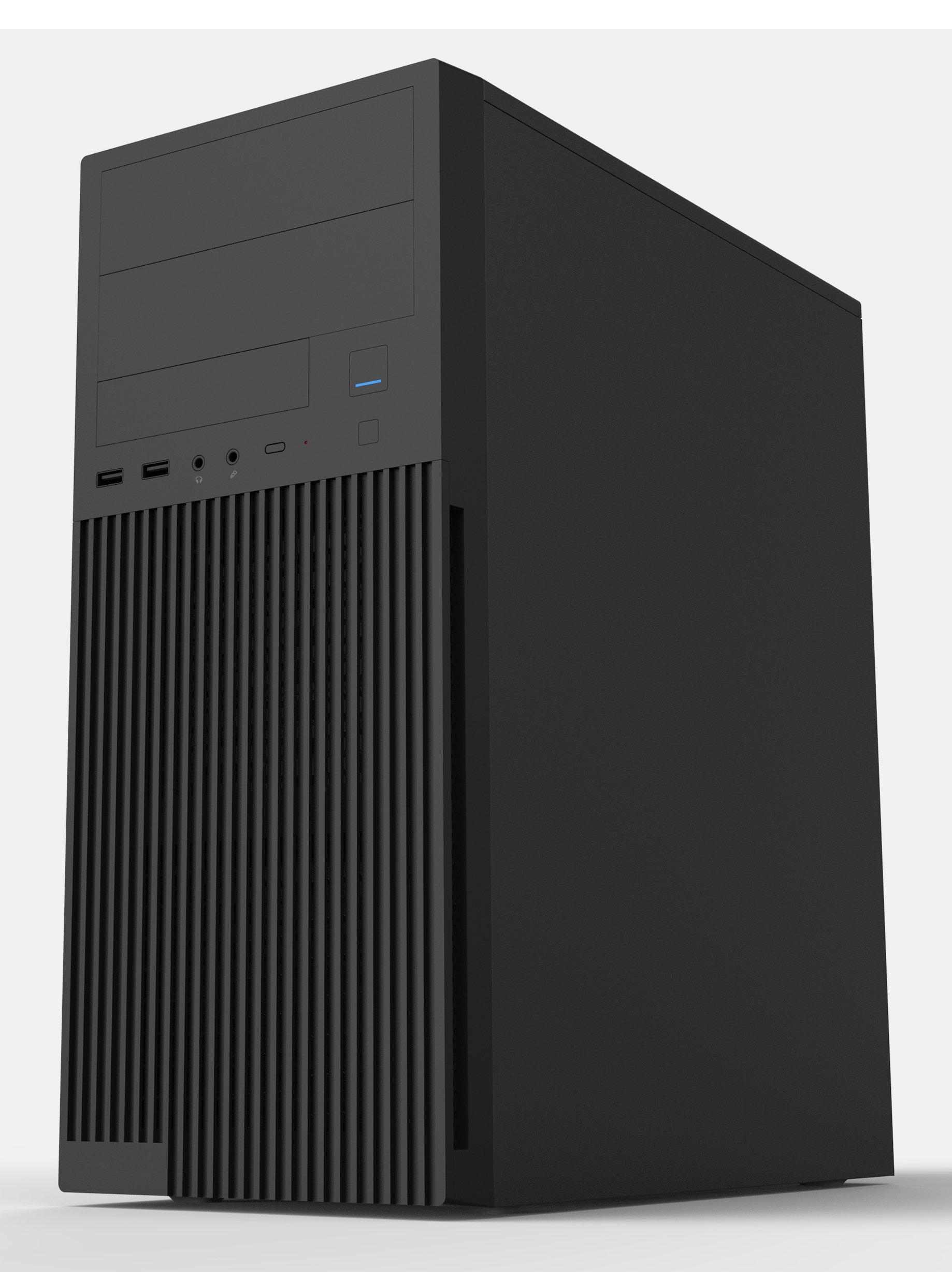 Caja ATX Semitorre APPC-405 1x3.5” 3x2.5” 1xUSB2.0 1xUSB3.0 GRAF. MAX. 310mm Color Negro — vista detalle 2