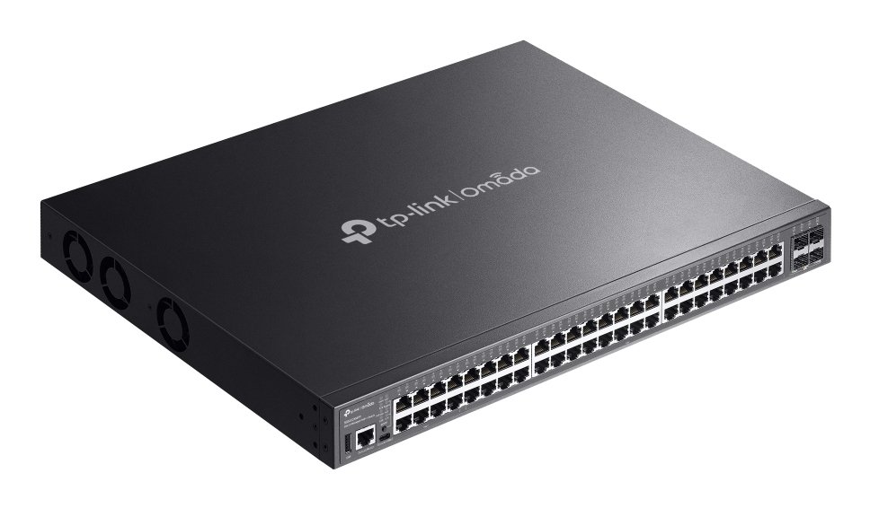 Switch Gestionable L3 TP-LINK SG5452XMPP 52P 8xGb Poe++ 90W 40xGb Poe+ 30W 4xSFP+ Total 770W — vista detalle 2