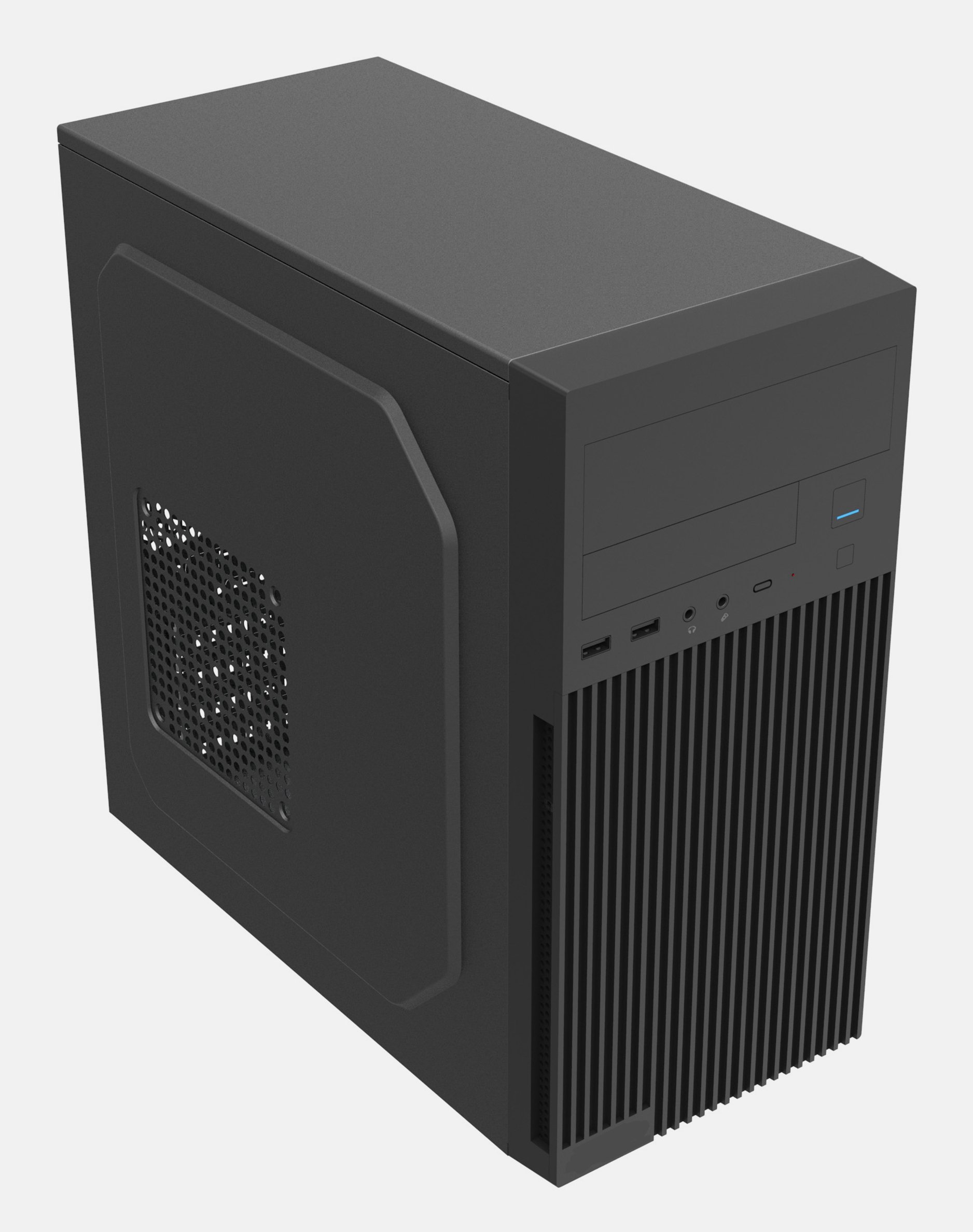 Caja Microatx APPC-401 2x3.5” 3x2.5” 1xUSB2.0 1xUSB3.0 GRAF. MAX. 295 Mm Color Negro — vista detalle 2