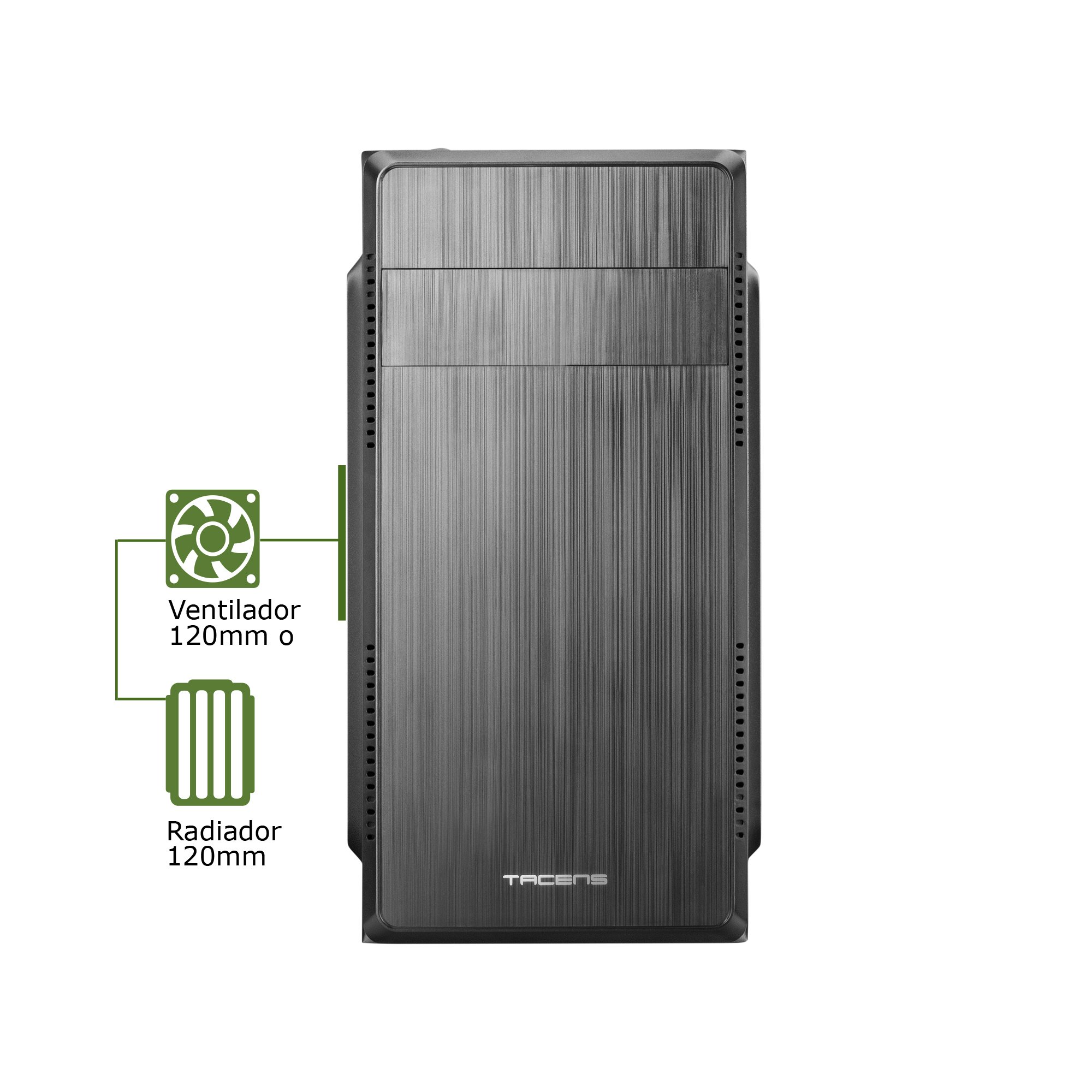 TACENS Anima ACM500 — Caja MicroATX con fuente 500W incluida 6