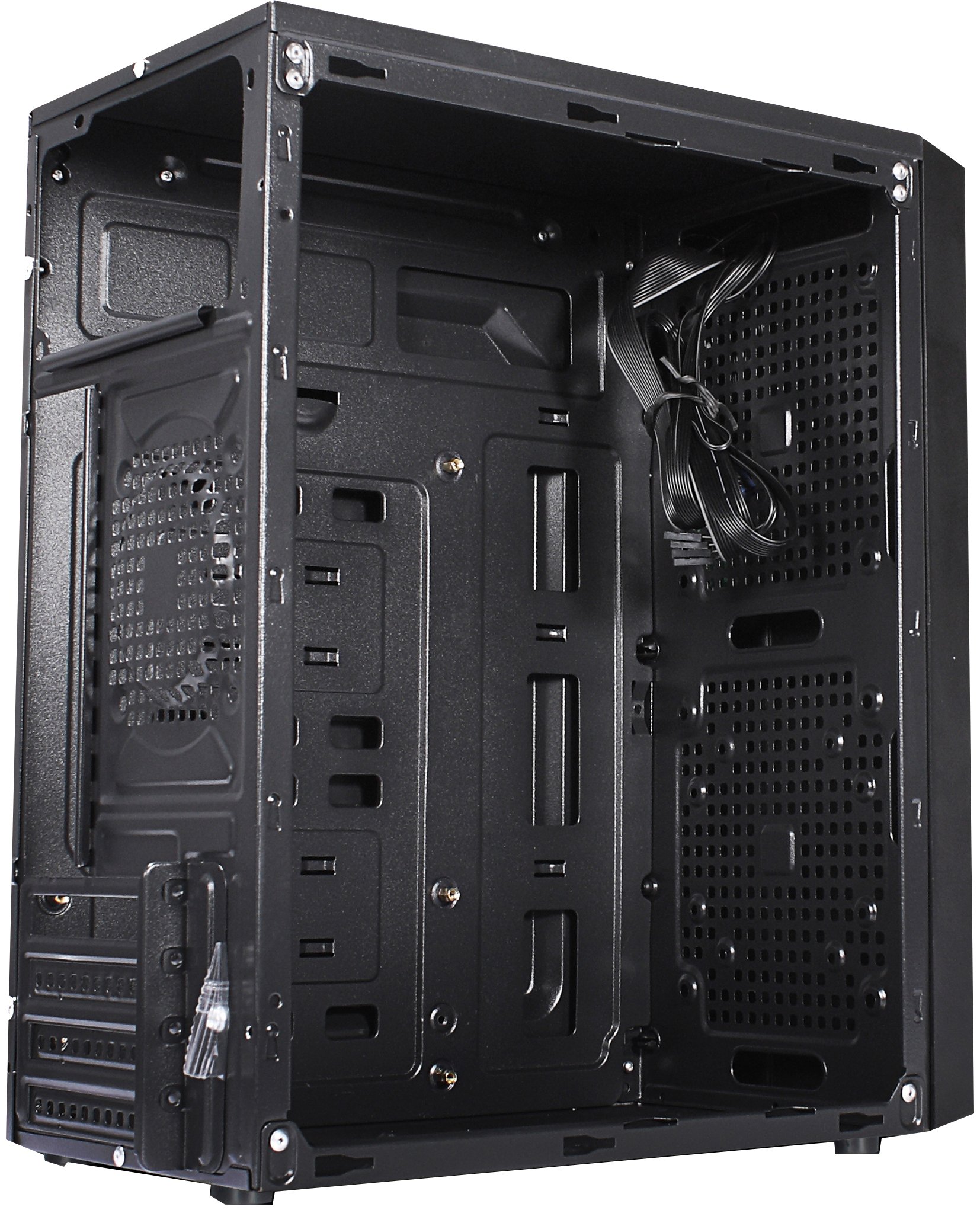 Caja Microatx APPC-203 2x3.5” 2x2.5” 1xUSB2.0 1xUSB3.0 Grafica MAX. 260 Mm Color Negro — vista detalle 1