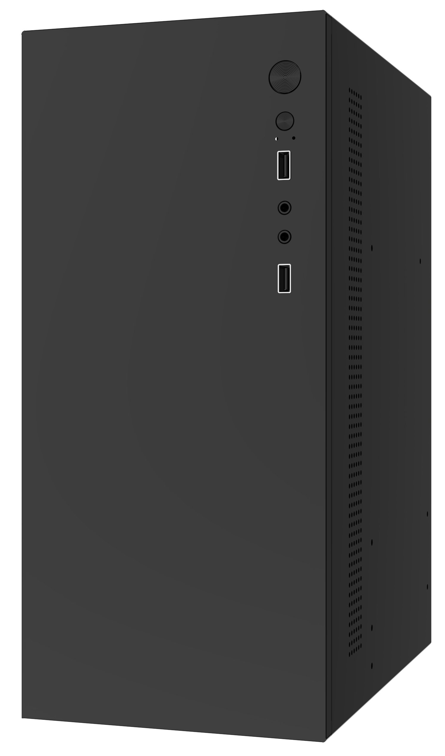 Caja Microatx APPC-205 1x3.5” 1x2.5” 1xUSB2.0 1xUSB3.0 Grafica MAX. 260 Mm Color Negro — vista detalle 1