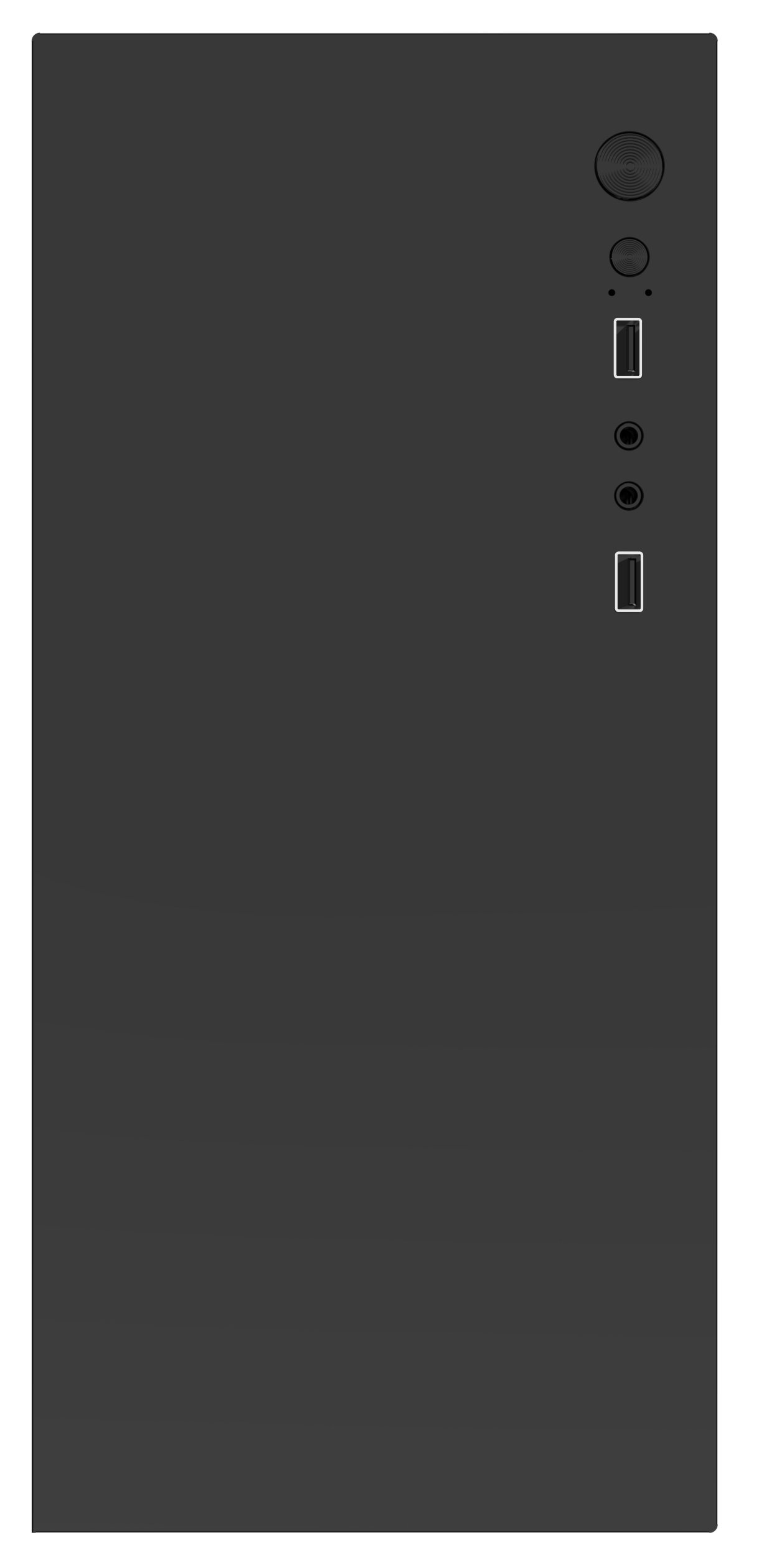 Caja Microatx APPC-205 1x3.5” 1x2.5” 1xUSB2.0 1xUSB3.0 Grafica MAX. 260 Mm Color Negro — vista detalle 2
