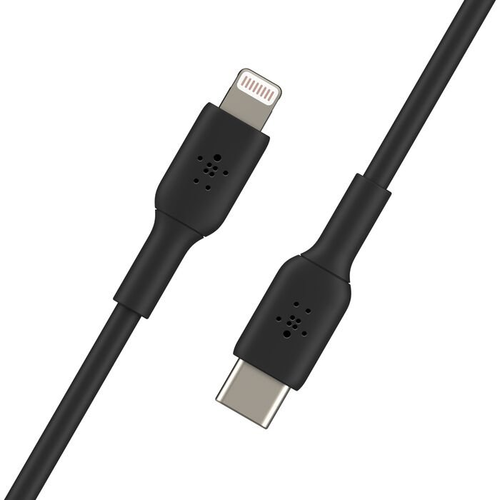 Belkin CAA011DS1MBK Boost Charge — Cable USB-C a Lightning 1m Negro — vista detalle 2