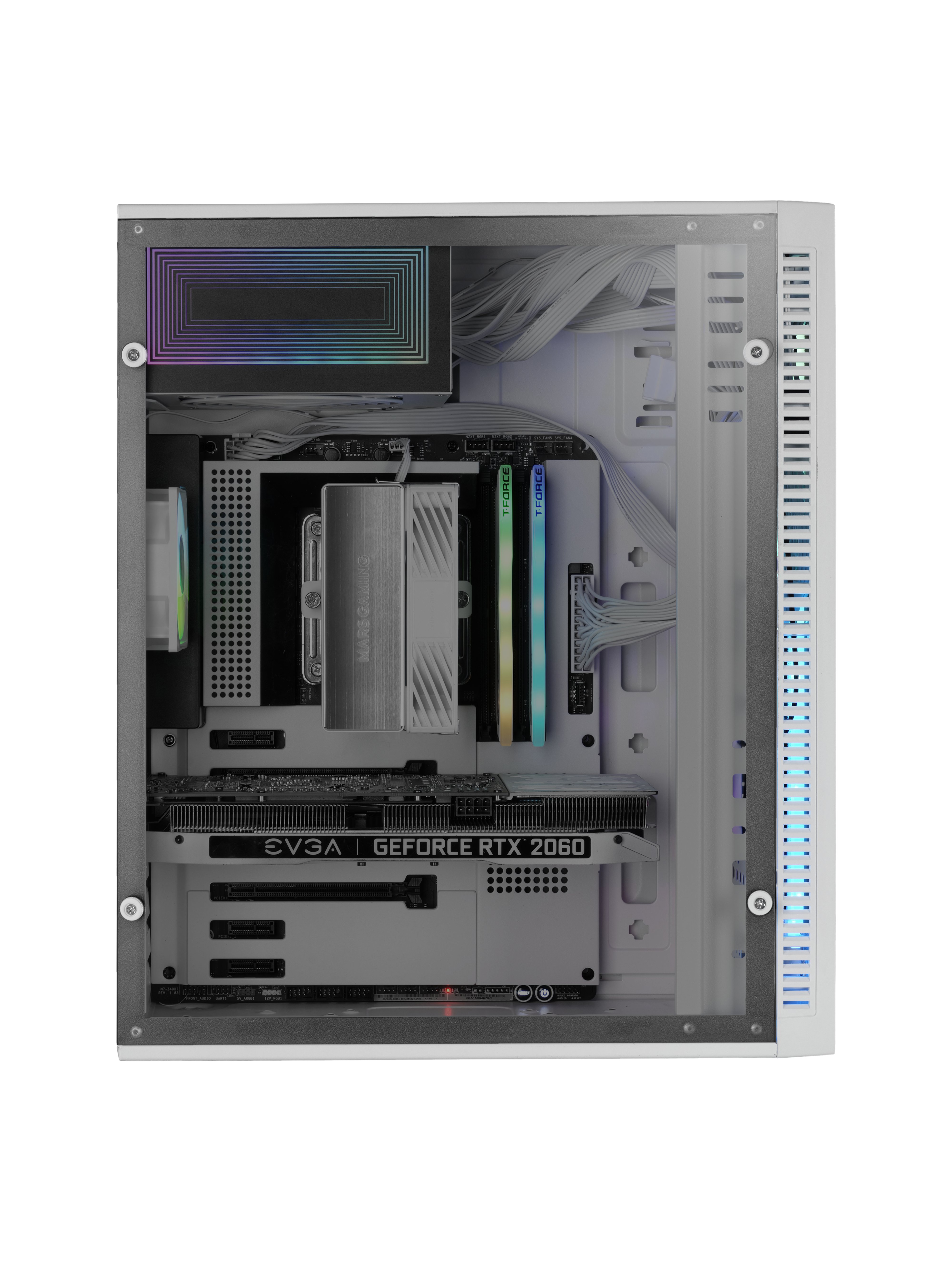 Caja ATX Semitorre Gaming Mcblaze Cristal Templado GPU 300mm 1x3.5 3x2.5 Blanco 8