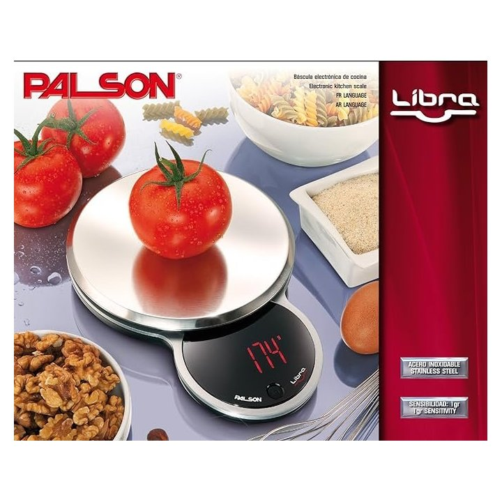 PALSON 30651 — Báscula digital de cocina, capacidad 5 kg 2