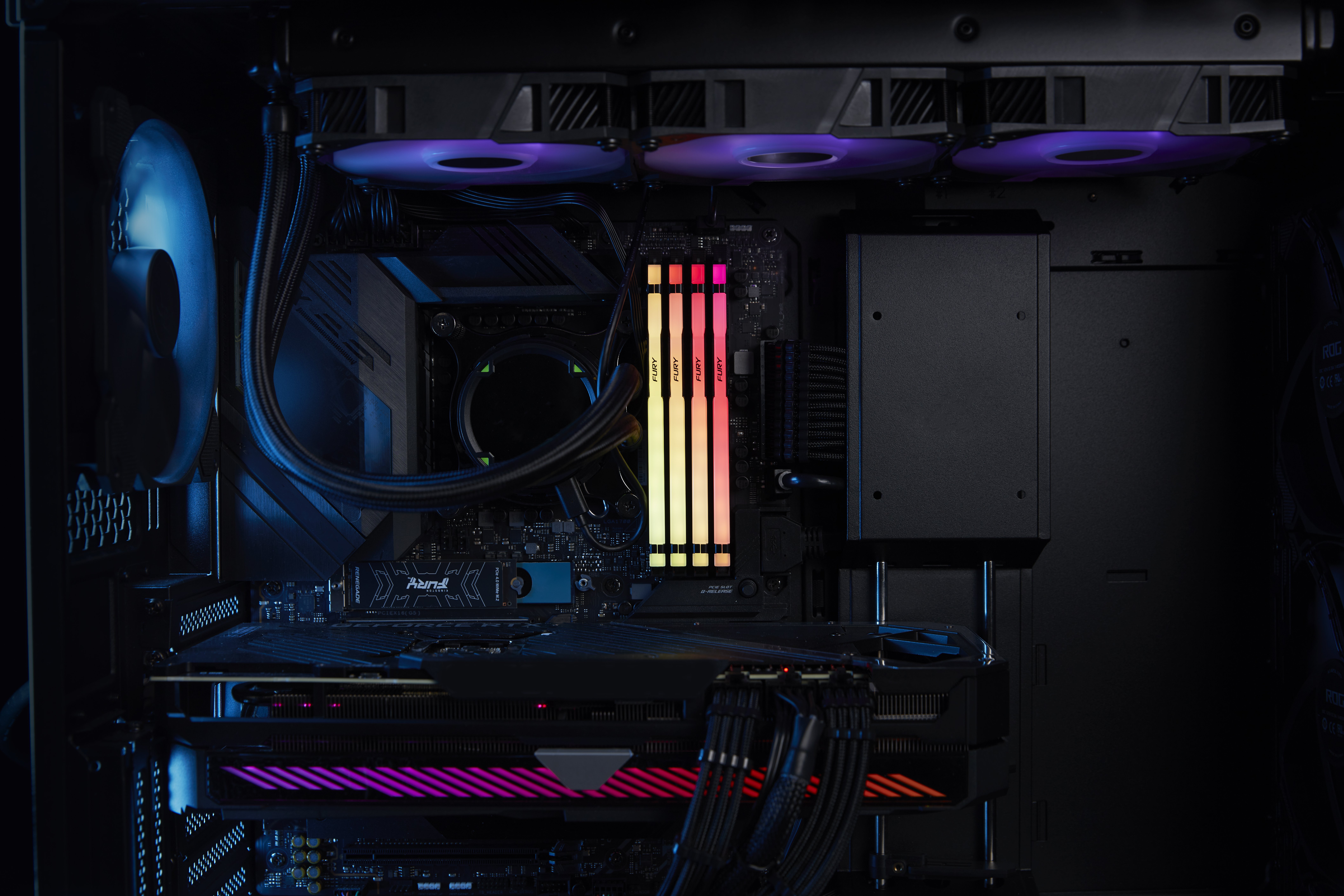 DDR5 32GB 5600MHZ FURY Beats RGB CL40 KF556C40BBA-32 7