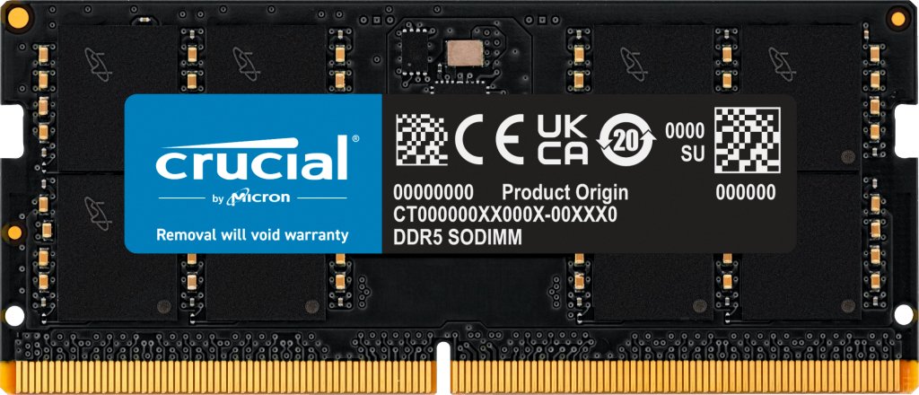 Sodimm DDR5 32GB 5600MHz Crucia CT32G56C46S5