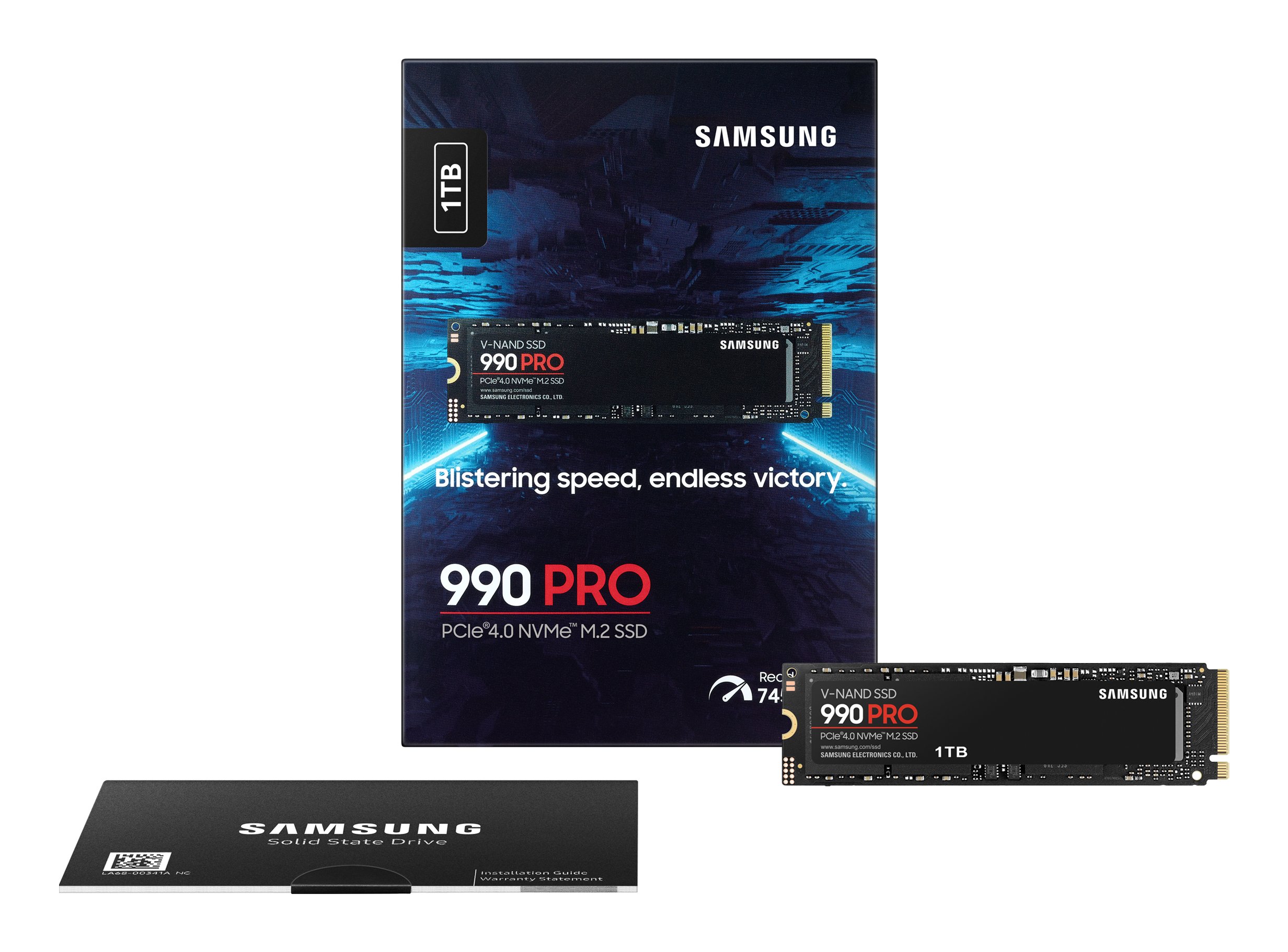 Samsung 990 Pro 1TB — NVMe PCIe 4.0 hasta 7450MB/s 9