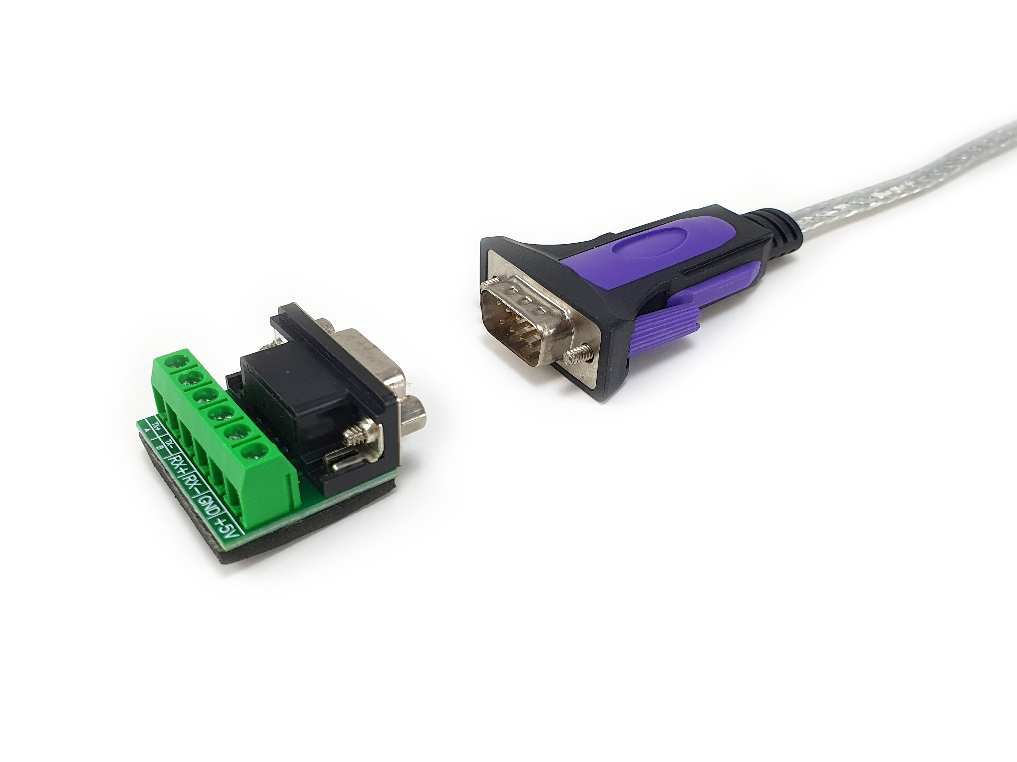 EQUIP — Cable USB 2.0 a RS422/485, 1.5m con terminales DB9