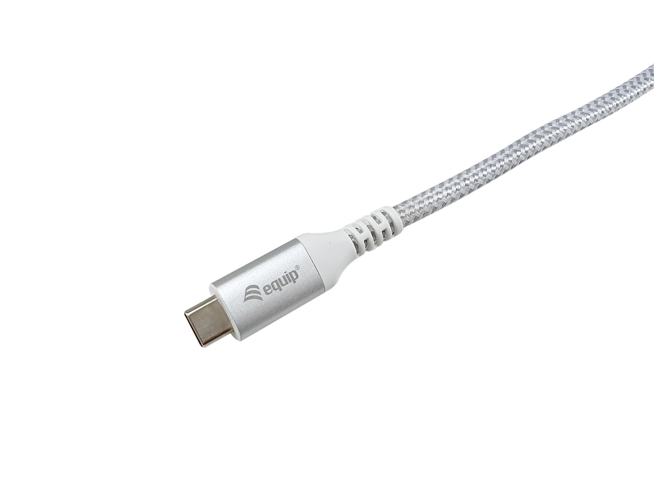EQUIP Cable USB-C 1M — USB 3.2 Gen 2 con trenzado algodón 4