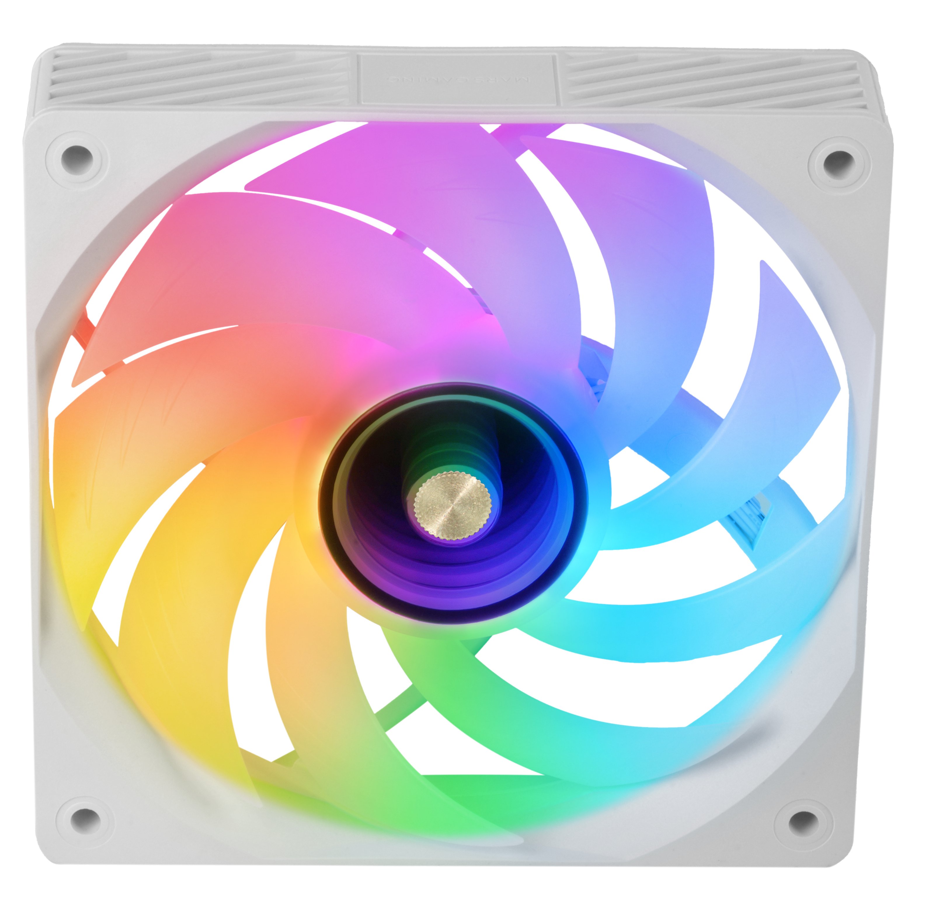 MARS GAMING MF3DPROKIT — 4 ventiladores 120mm ARGB con hub y mando 7