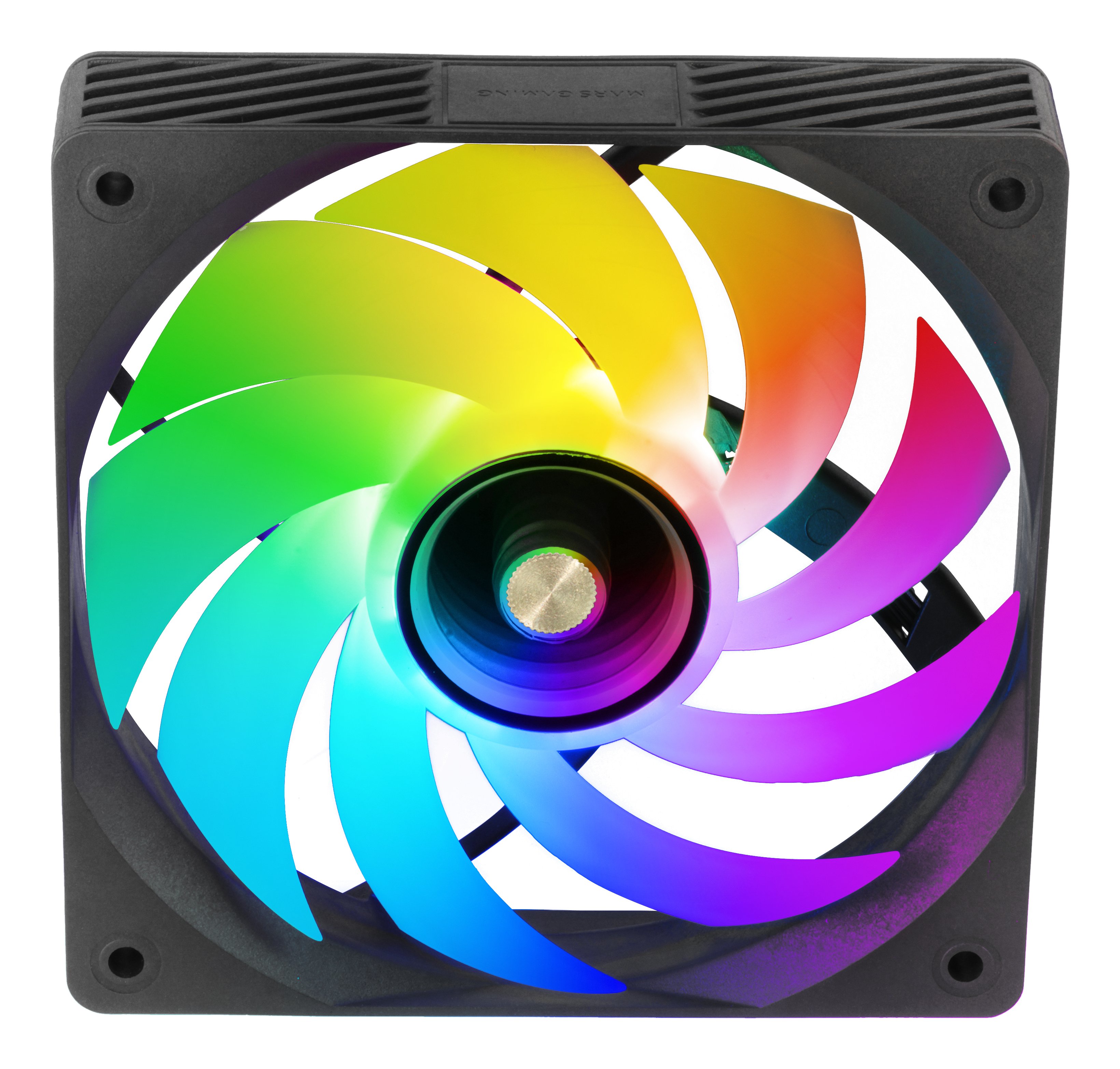 MARS GAMING MF3DPROKIT — Kit 4 ventiladores 120mm ARGB con hub control remoto 7