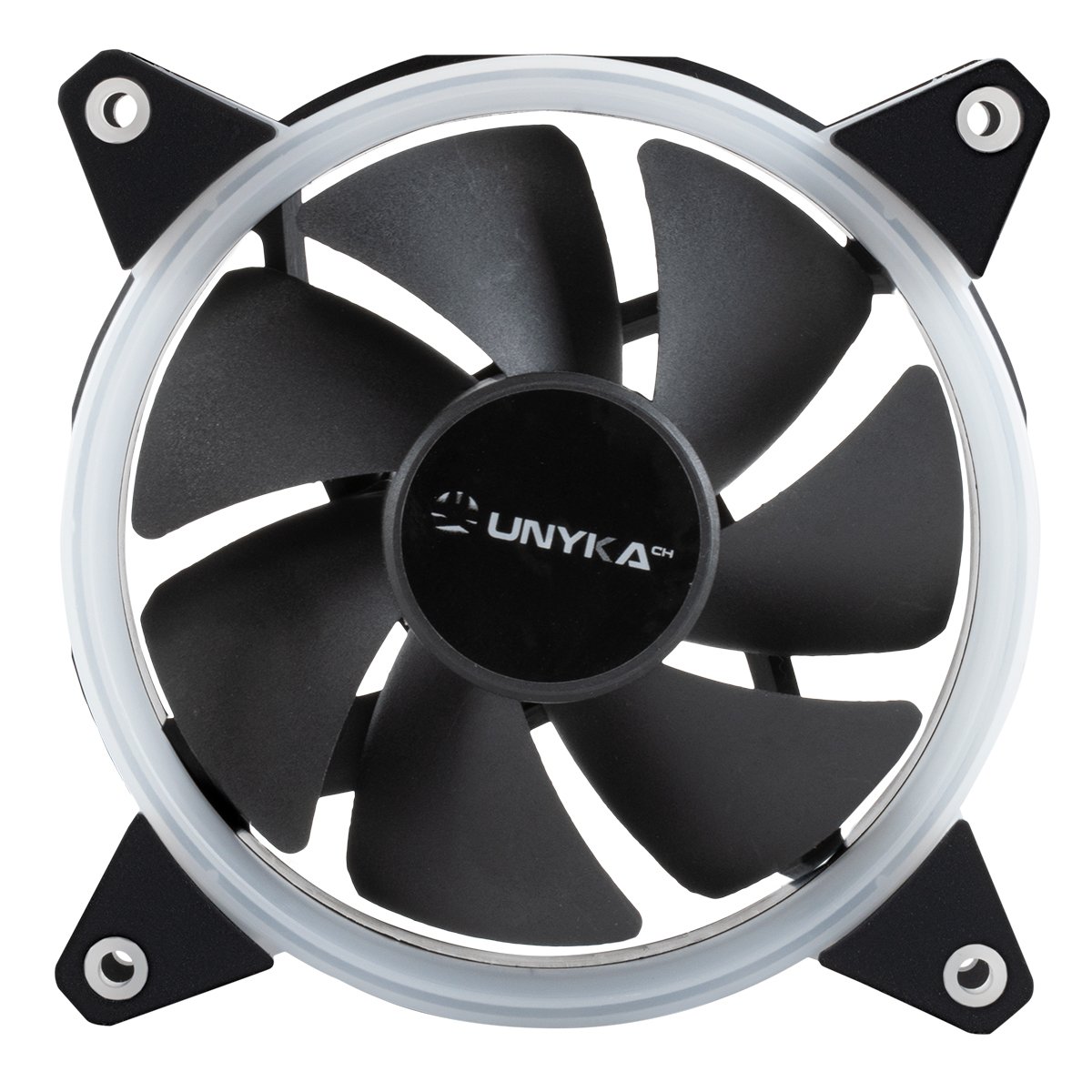 UNYKAch Candy 120mm — Kit 3 ventiladores ARGB LED con control remoto 8