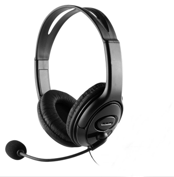 COOLBOX COOLCHAT U1 — Headset USB micrófono flexible con silenciador