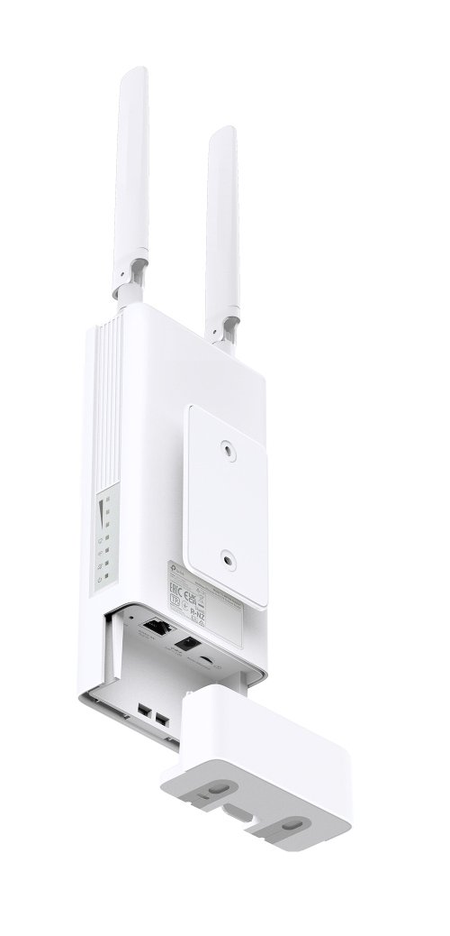 Router WIFI Movil 4G LTE TP-LINK MR100 Outdoor 300MB en 2.4GHZ IP65 PoE/DC Nanosim Antenas Desmontables — vista detalle 2