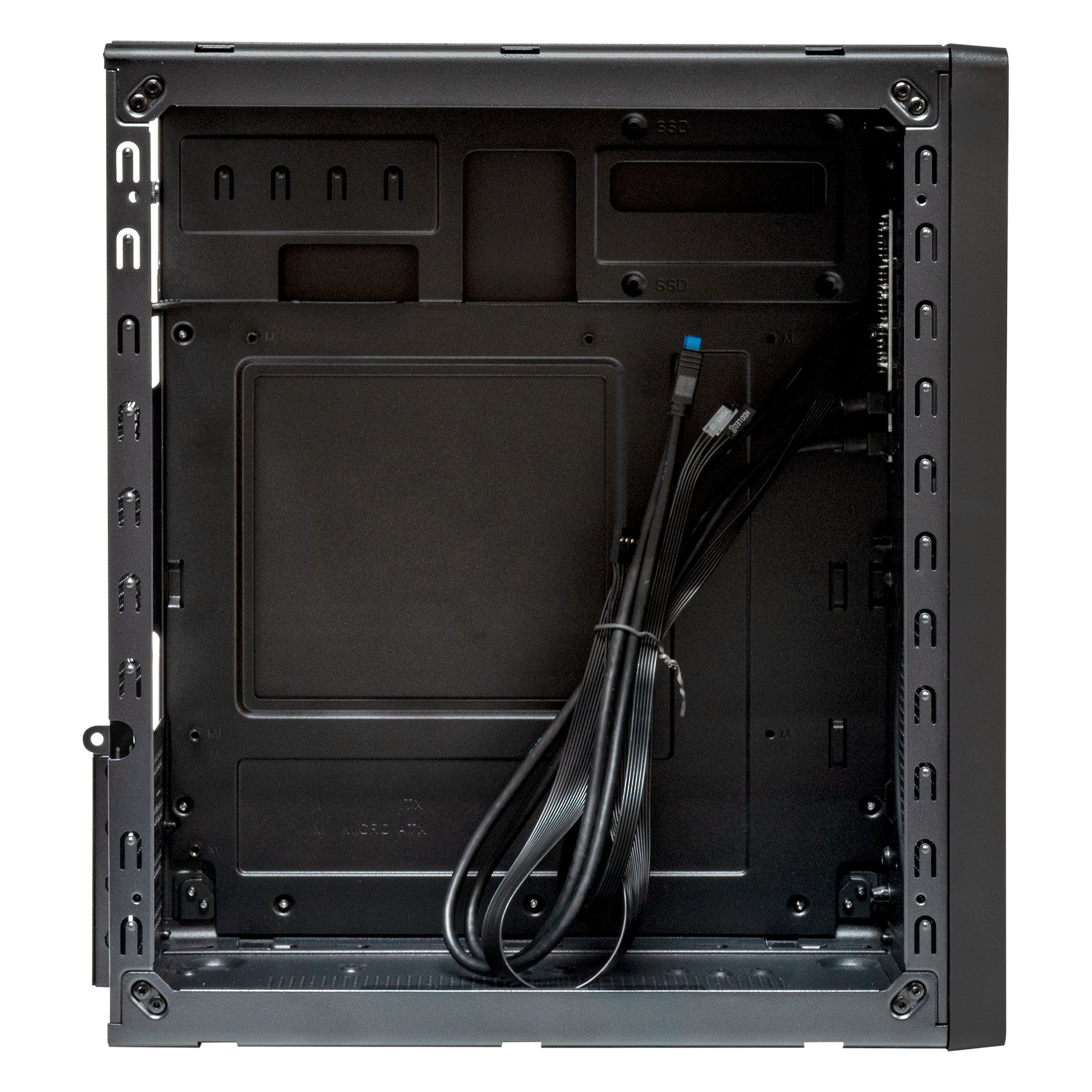 UNYKAch Numen 300 Pro — Micro ATX, orientación dual, 4 puertos USB 5