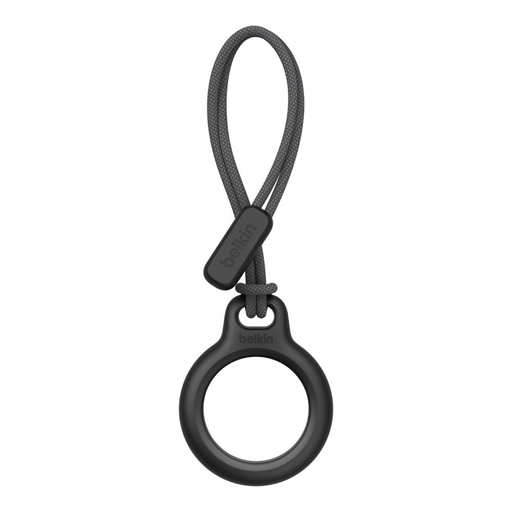 Llavero F8W974BTBLK Apple Airtag Negro con Correa 6