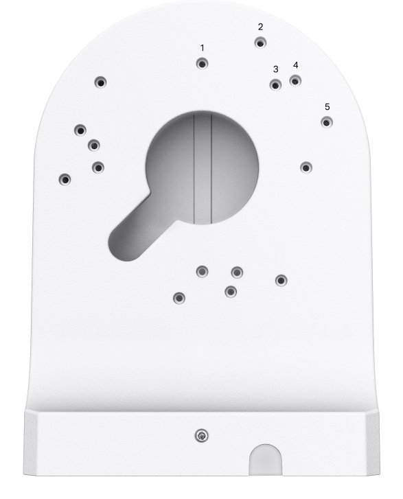 Soporte Camara IP TP-LINK VIGI VJB-240 Compatible DOMO Turret Fisheye Oculta Cable Aleacion Aluminio — vista detalle 1