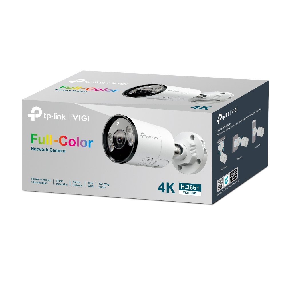 Camara Exterior IP TP-LINK VIGI C385(4MM) IP67 8MP 4K H265+ Vision Nocturna Color Poe / 12V — vista detalle 2