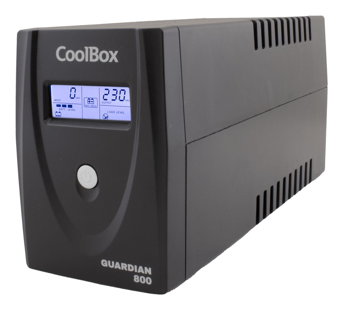 COOLBOX Guardian 3 800VA — SAI con LCD y 480W de potencia