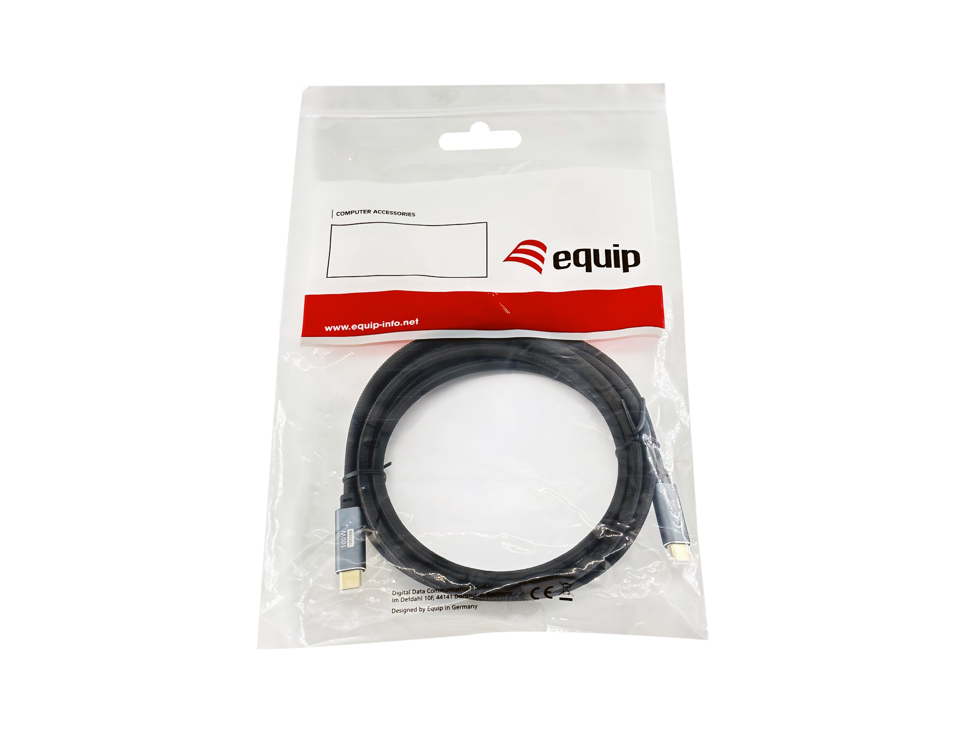 EQUIP 128357 — Cable USB-C 2m, 100W y transferencia 10Gbps 5