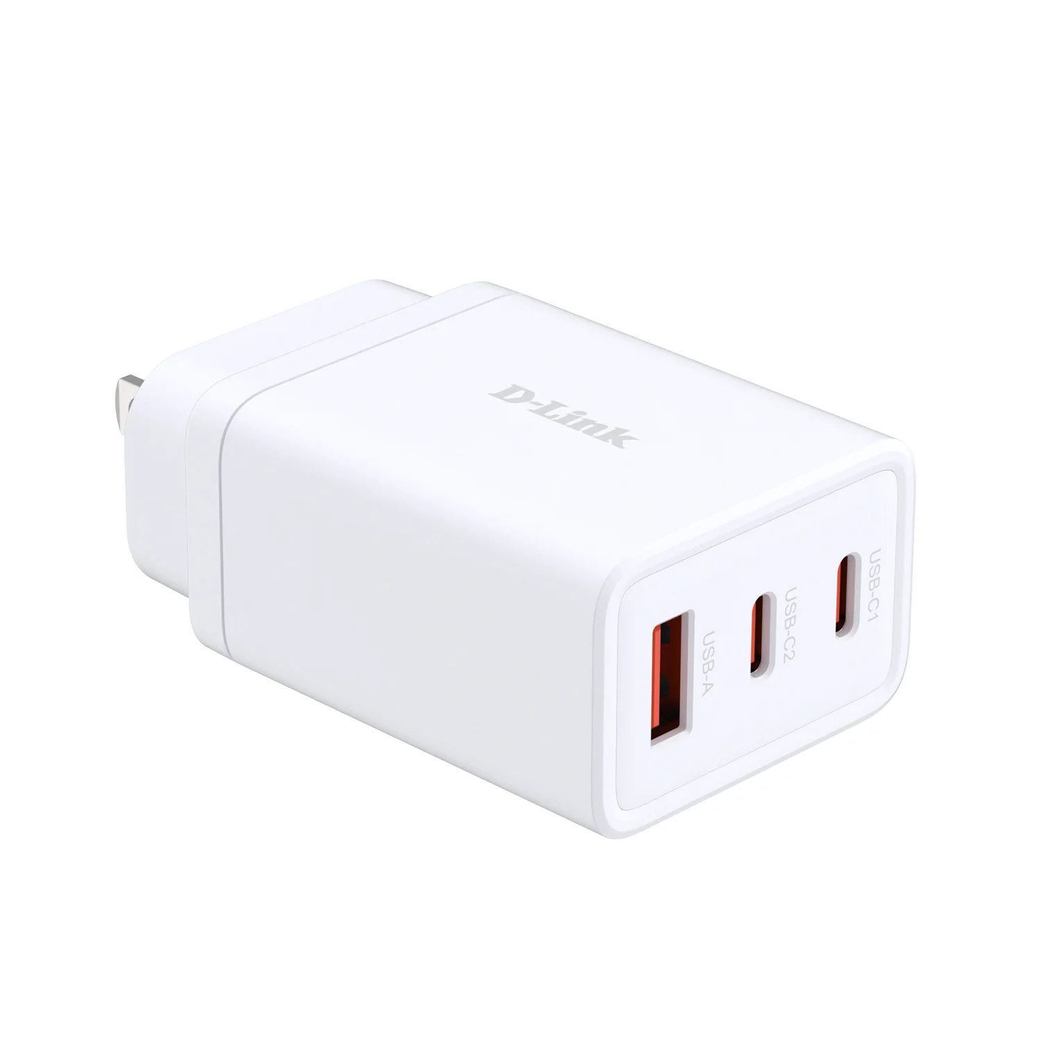 D-Link DCP-651 — Cargador GaN 65W con USB-C dual y USB-A 11