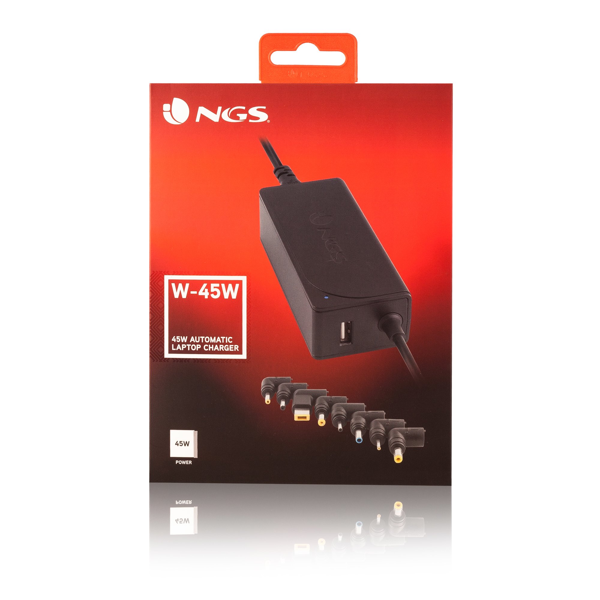 NGS 45W — Cargador universal 8 puertos para portátiles y tablets — vista detalle 1