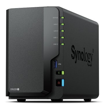 Synology DS225+ — NAS 2 bahías con RAID y 2GB RAM