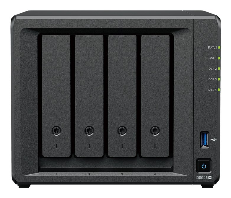 Synology DS925+ — NAS 4 bahías con RAID flexible y 4GB RAM 2