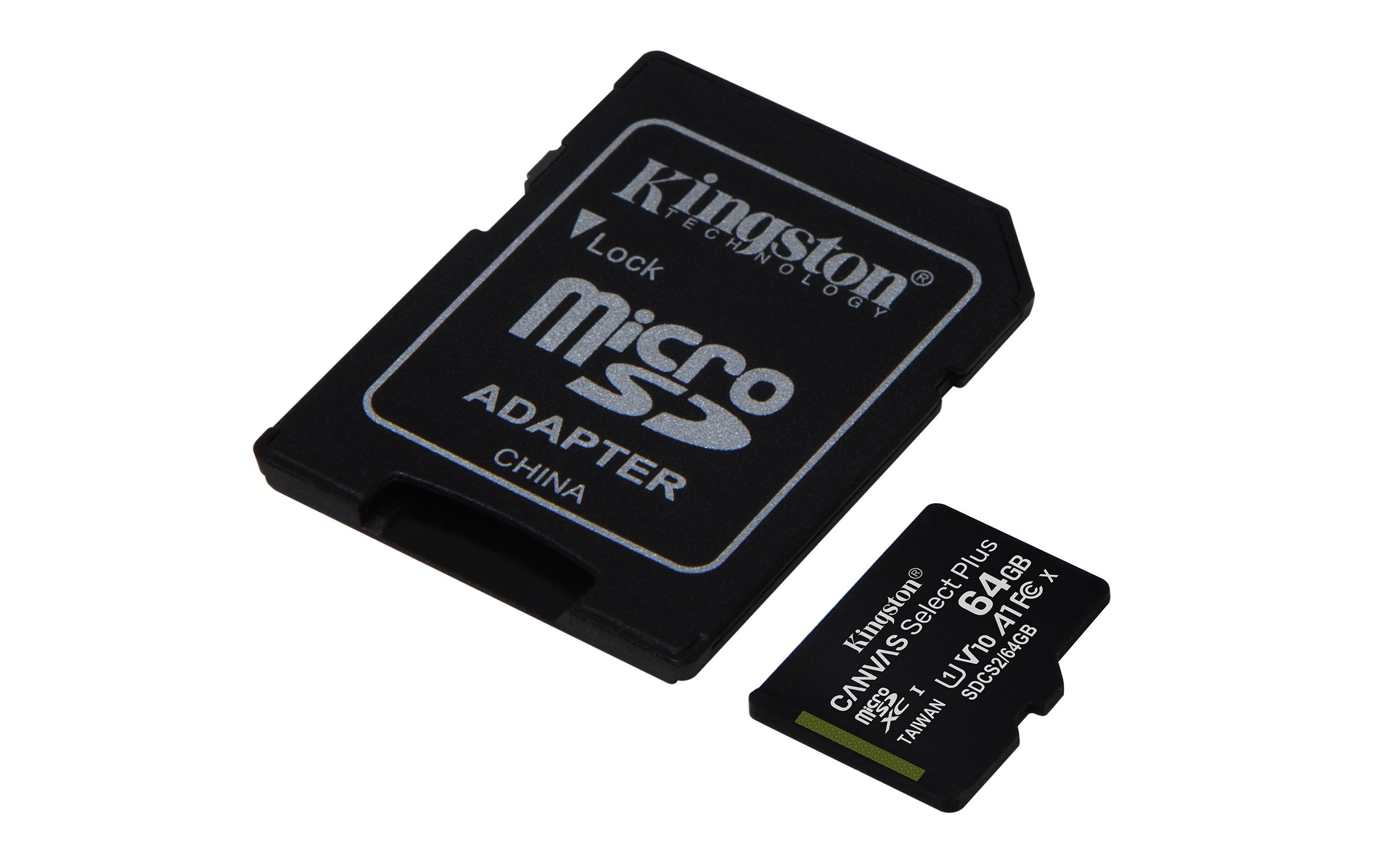 Memoria SD Micro 64GB Clase 10 + Adaptador Canvas Select PLUS 100MB/S SDCS2/64GB — vista detalle 1