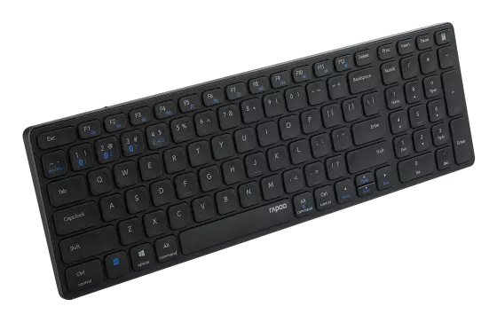 Rapoo E9700M — Teclado inalámbrico multimodo Bluetooth y 2.4GHz ultrafino 4