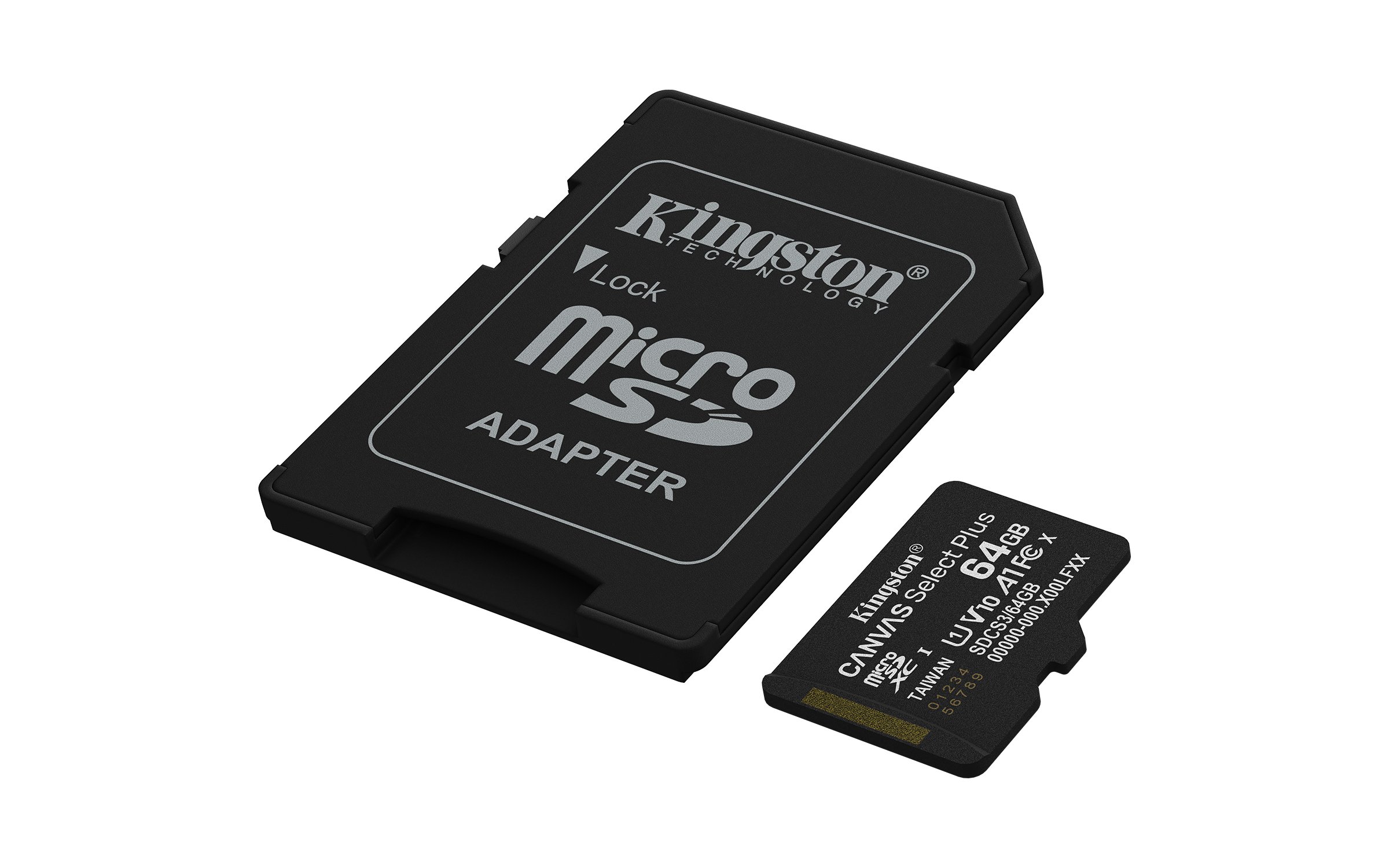Kingston Canvas Select Plus 64GB — Memoria microSD Clase 10 con adaptador 2