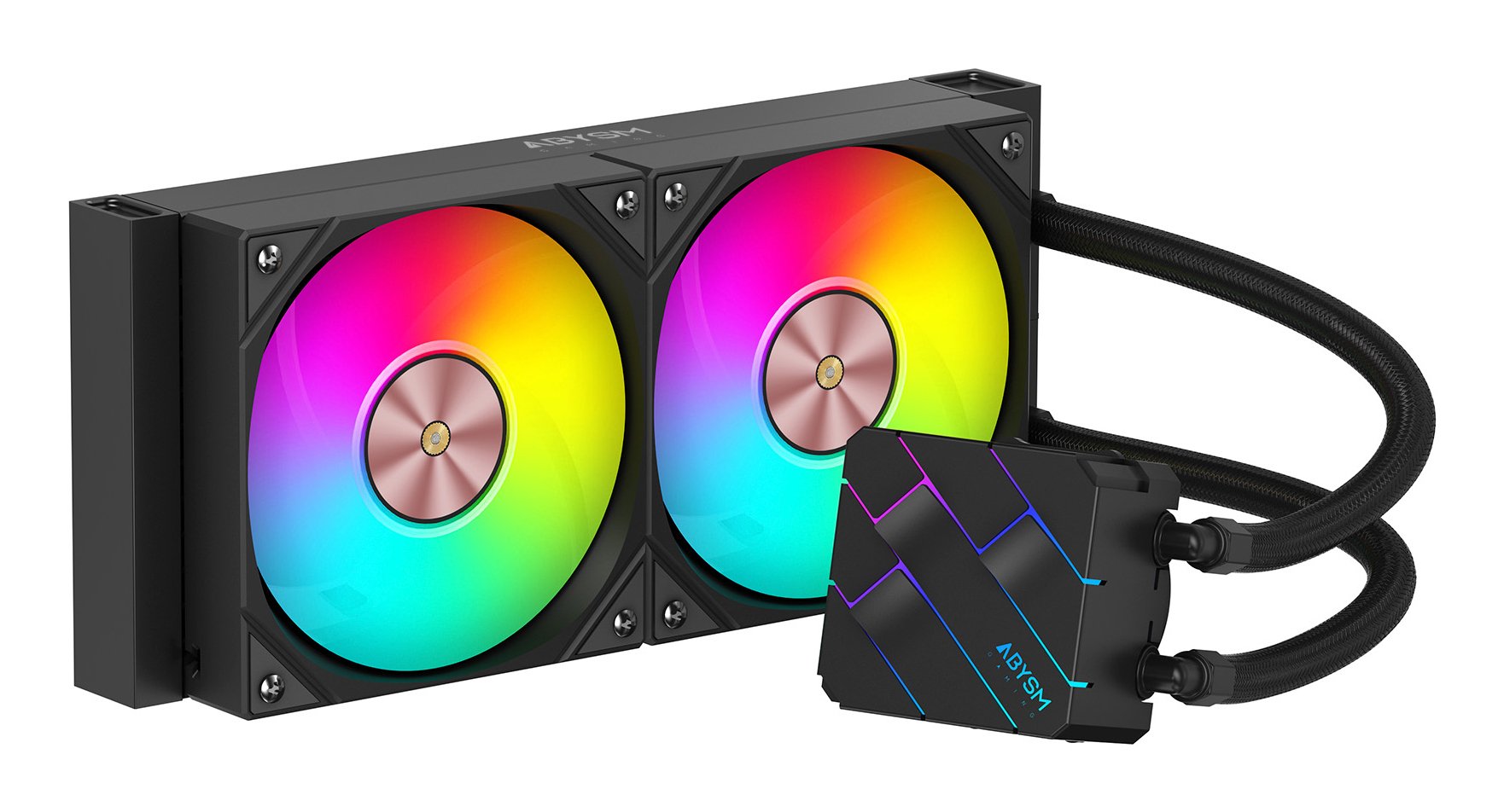ABYSM Oceanic Tide 240 — Refrigeración líquida 240mm ARGB dual fan