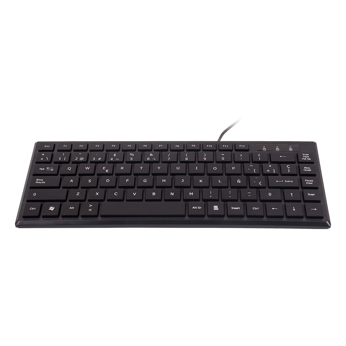 UNYKAch KB 302 — Teclado compacto ultaplano con 83 teclas — vista detalle 1
