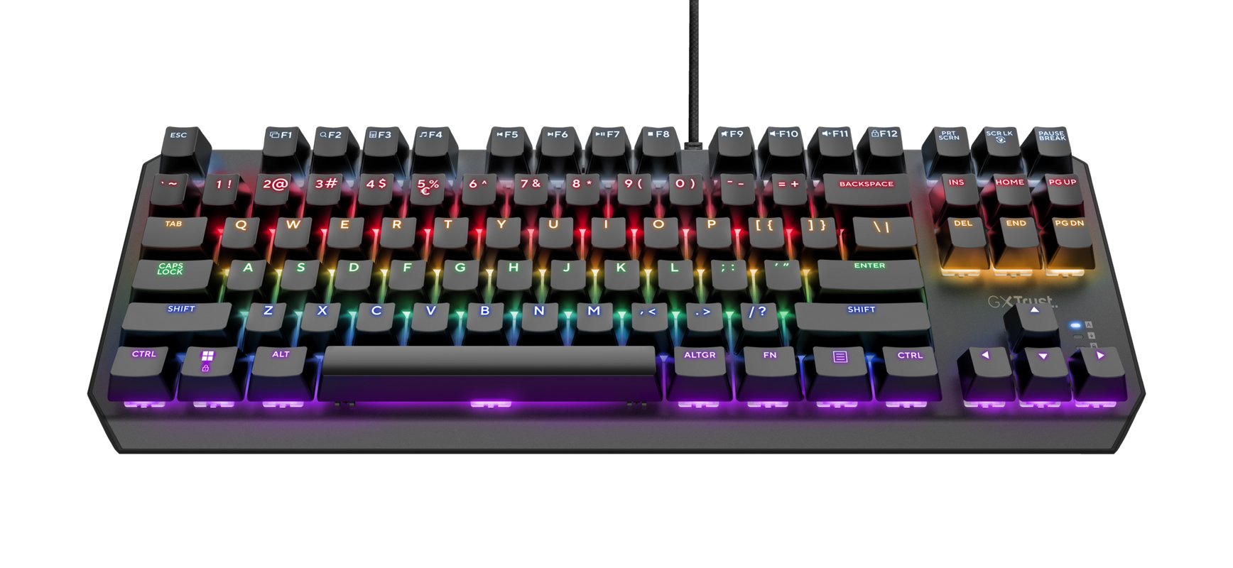 Teclado Mecanico Gaming GXT 834 Callaz 24407 TKL Juego 20 Modos de Color RGB — vista detalle 1