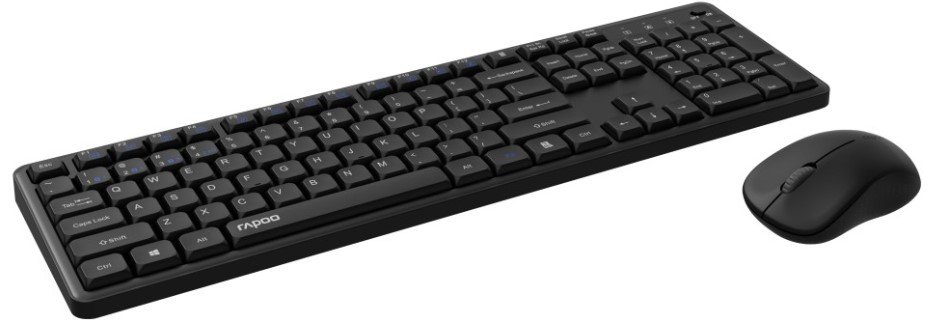 RAPOO 8150M — Teclado y mouse inalámbrico multiconexión silencioso 4
