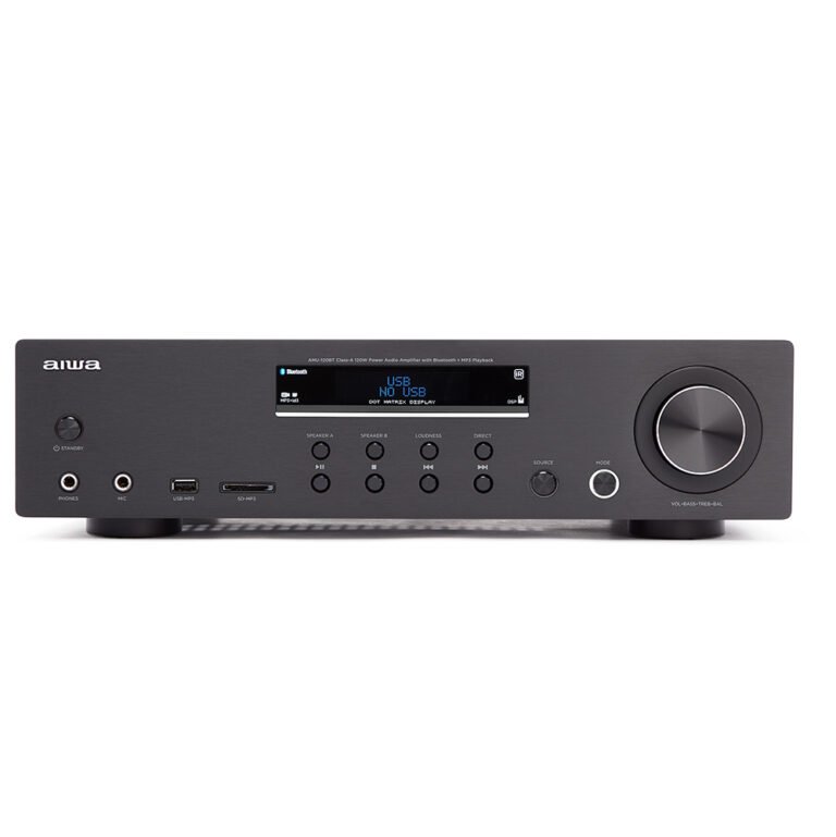 Amplificador Bluetooth AMU-120BT Negro Estereo de 120W RM...