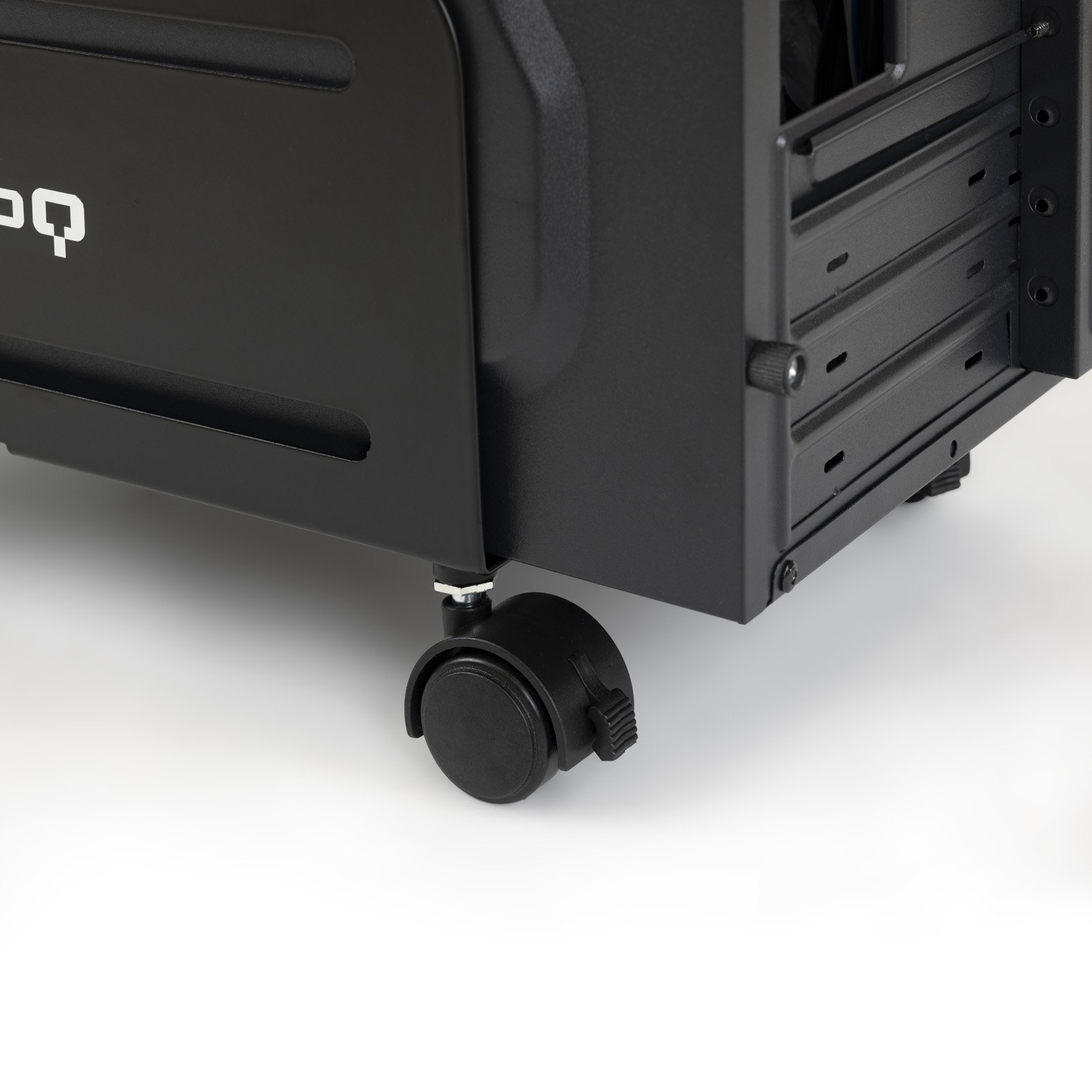 TOOQ UMCS0004-B — Soporte CPU con ruedas, altura ajustable 119-209mm 5
