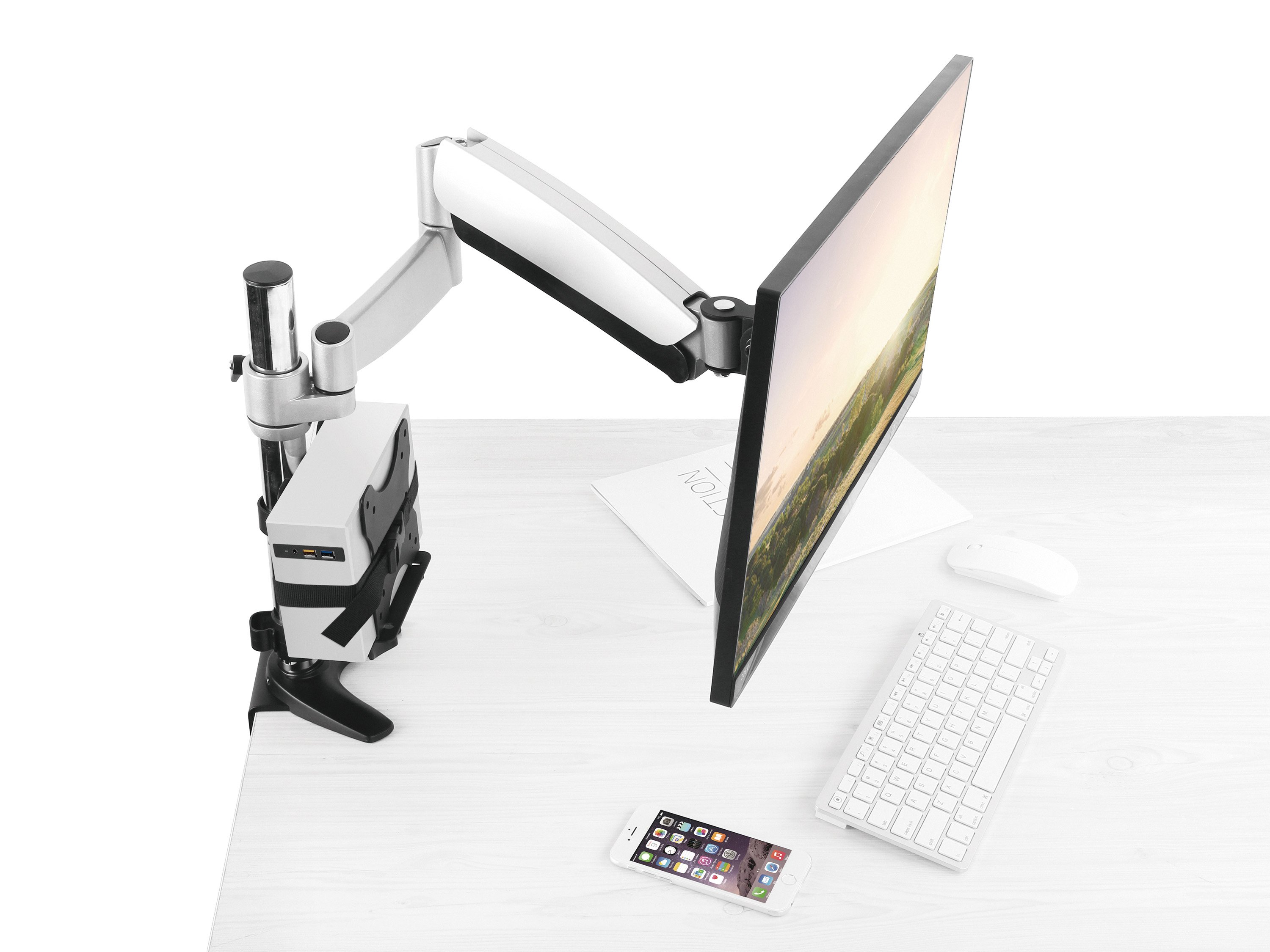 EQUIP 650890 — Soporte VESA para CPU tipo NUC en pantalla o escritorio 6