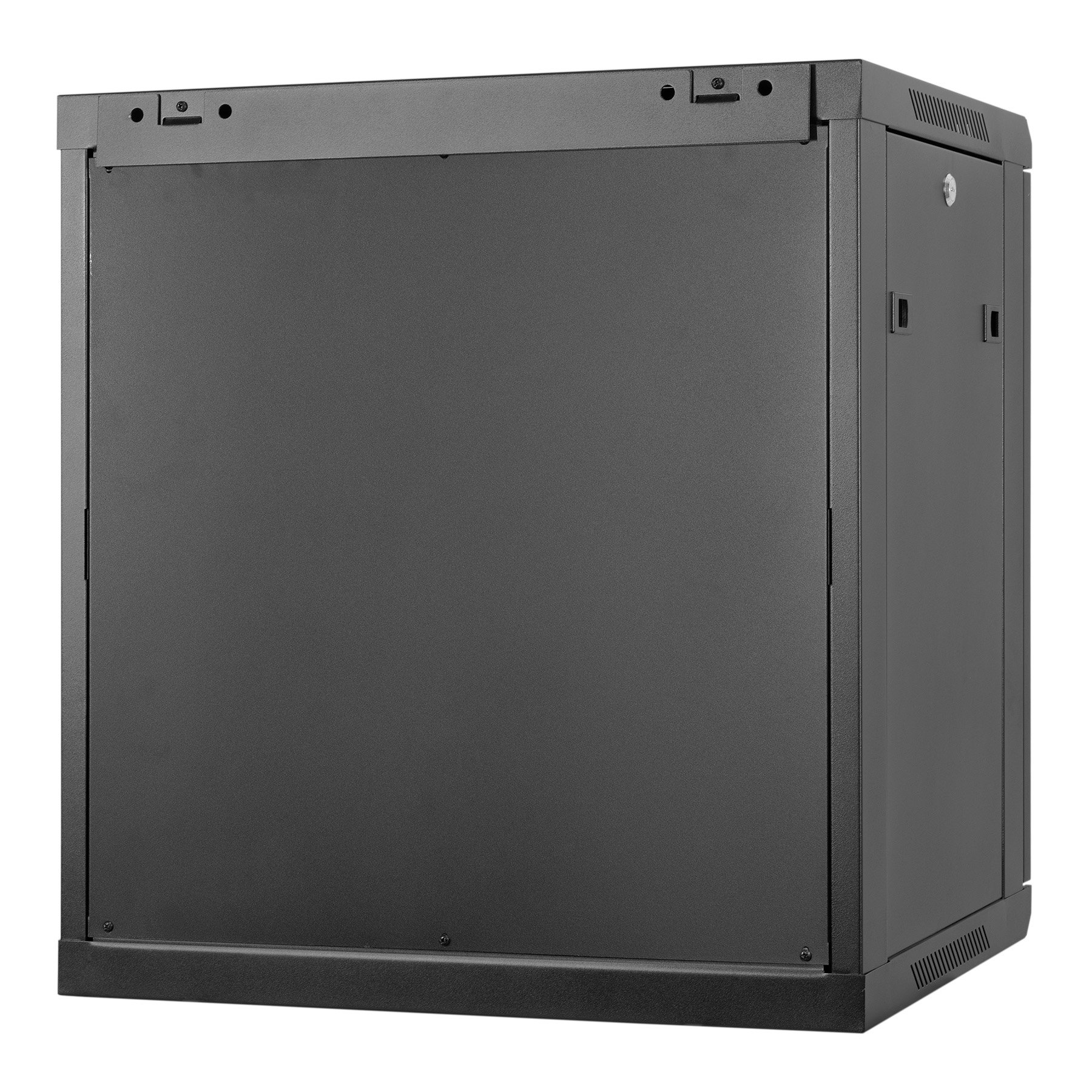 Armario Mural 19" 12U AI6612S 600 X 600 X 650 2L Color Negro Puerta de Cristal Templado con Accesorios AI6612 5