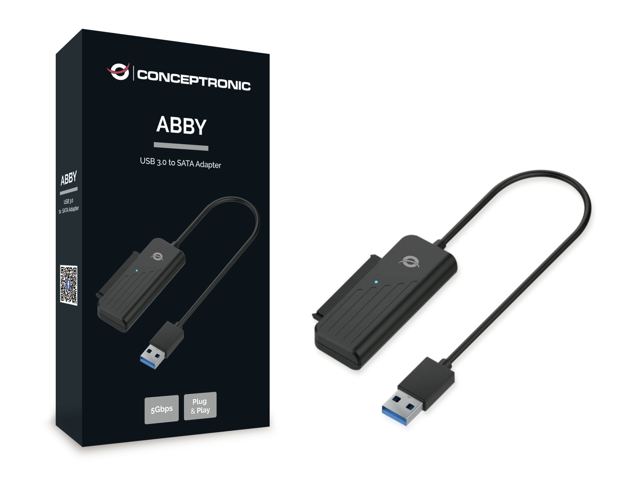 Adaptador USB 3.0 a SATA — vista detalle 2