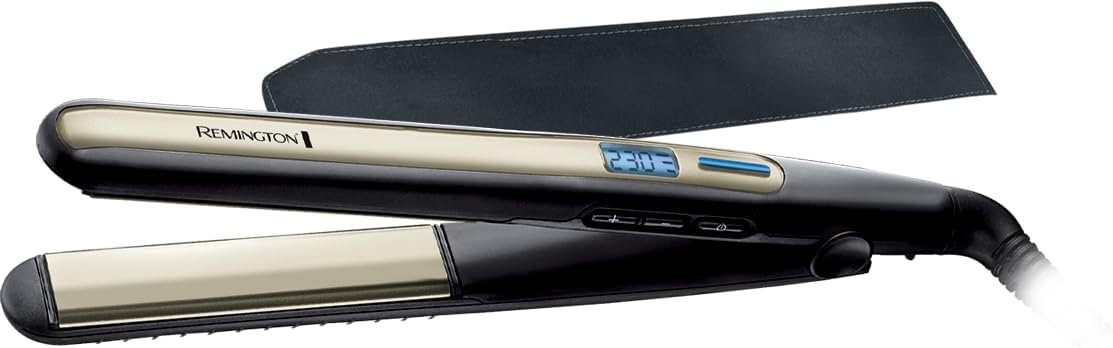 Plancha de PELO Sleek&curl Pantalla Digital 150-230ºC Cable Giratorio Placas 110mm 5