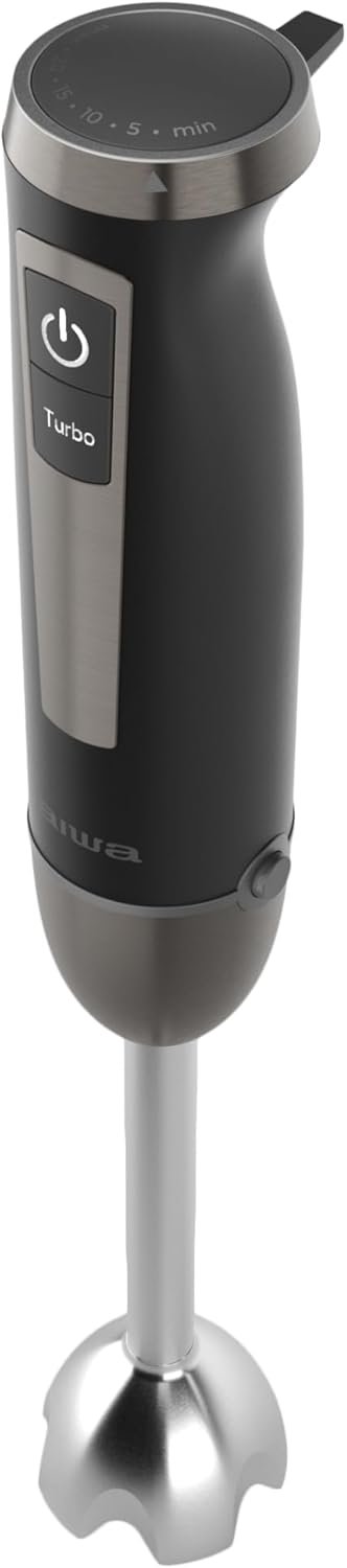 Batidora de MANO Kenkiri 1500 40 Velocidades 6 Cuchillas Satoku VASO 800ml Negro — vista detalle 1