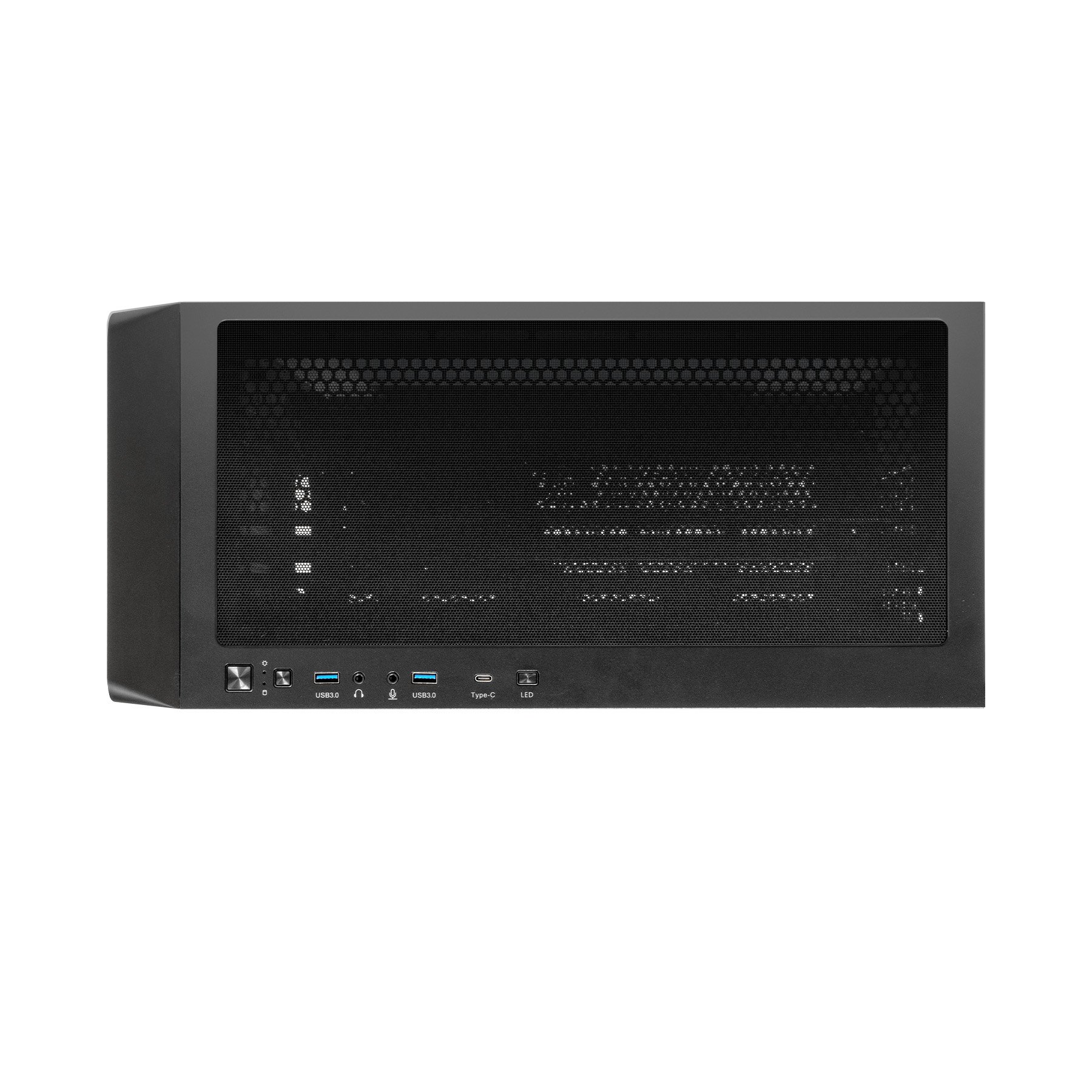 UNYKA Revelat Madeira Black — Caja ATX torre con frontal madera y USB 3.0 5